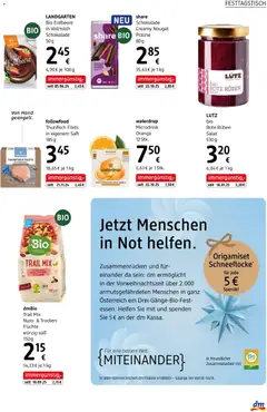 dm drogerie markt Journal Dezember 2025 ab 10.12.2025 gültig | Seite: 23 | Produkte: Salat, Schokolade, Saft