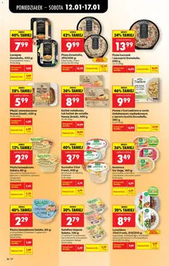 Pogląd oferty "Pizza kurczak i pieczarki Donatello, 600 g, Pizza kurczak i pieczarki" - ważna od 12.01.2026 | Strona: 44