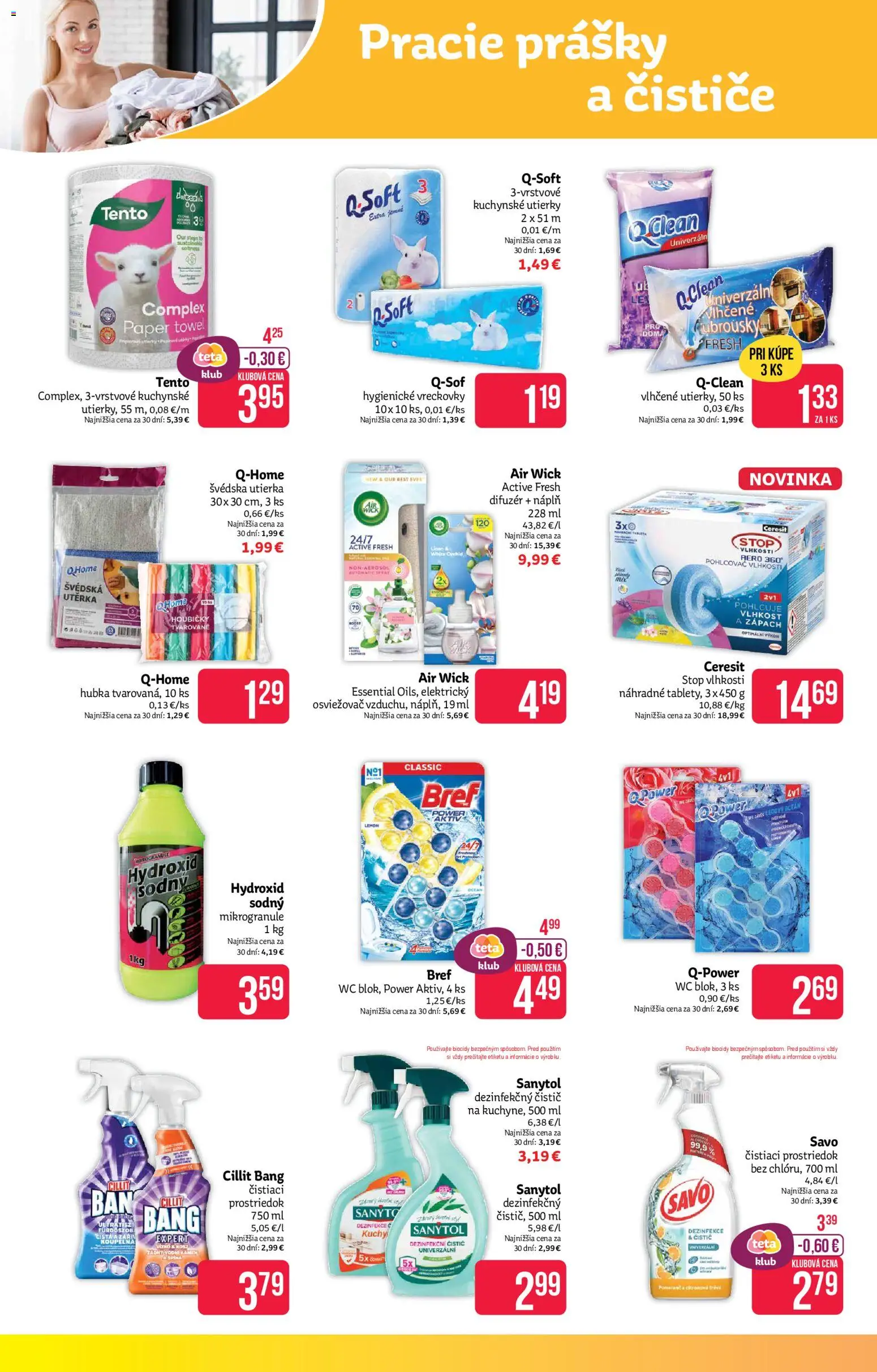 Nové Teta drogerie akcie – leták je platný od 16.02.2026 | Strana: 14 | Produkty: Difúzer, Pohlcovač vlhkosti, Ceresit