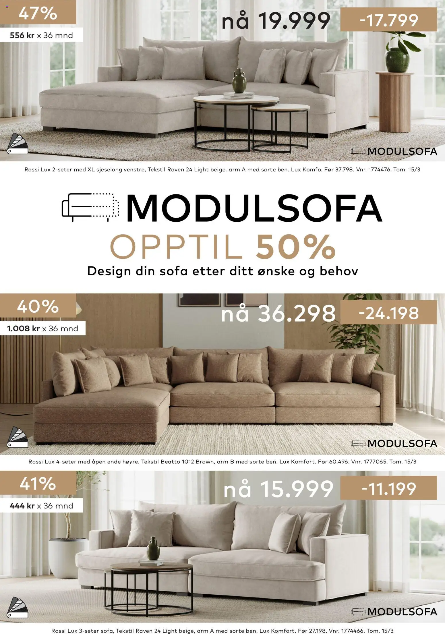 {H1} | Side: 3 | Produkter: Sofa, Sjeselong