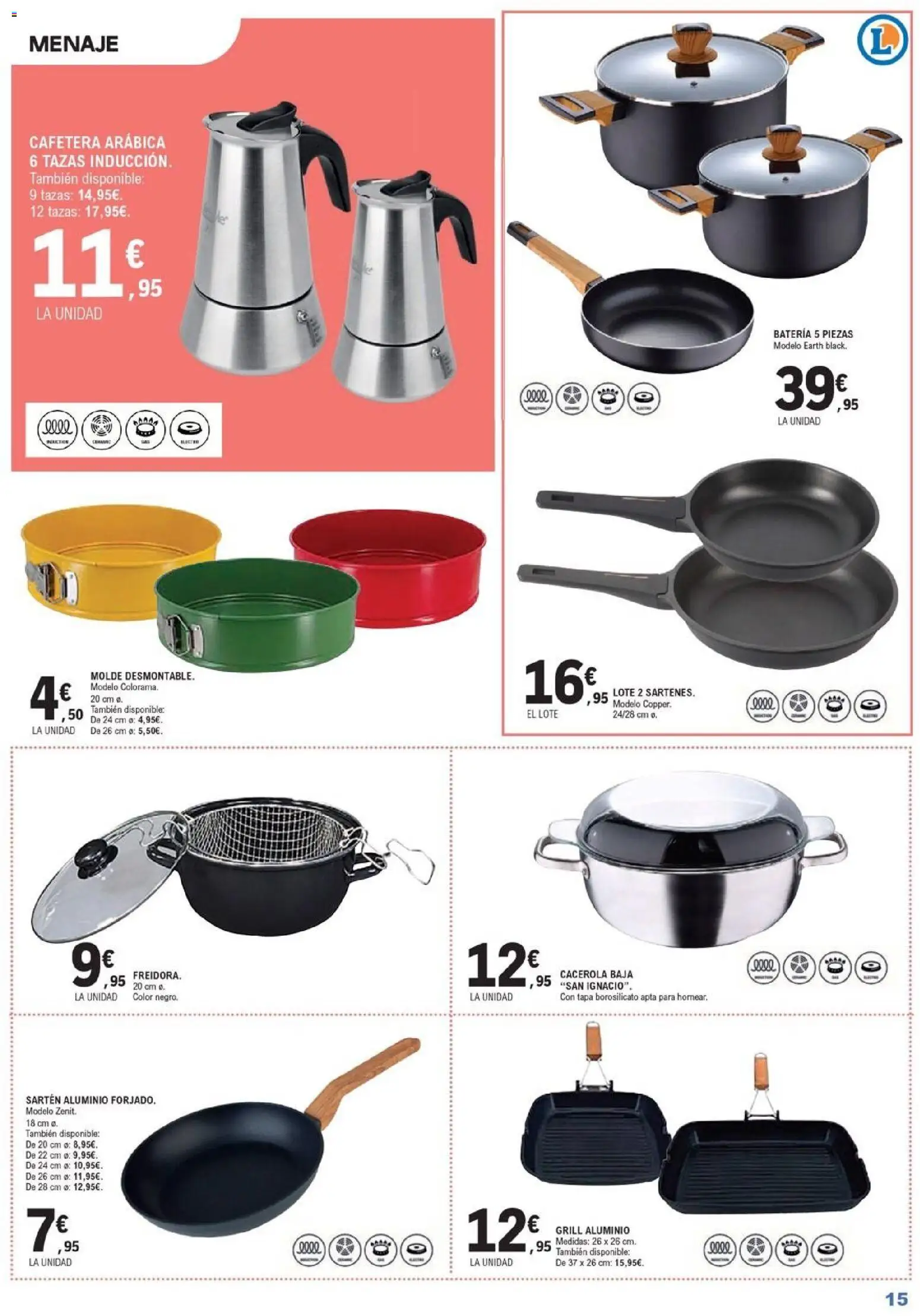 E.Leclerc folleto │ válido desde el 05.11.2025 | Página: 15 | Productos: Cafetera, Batería