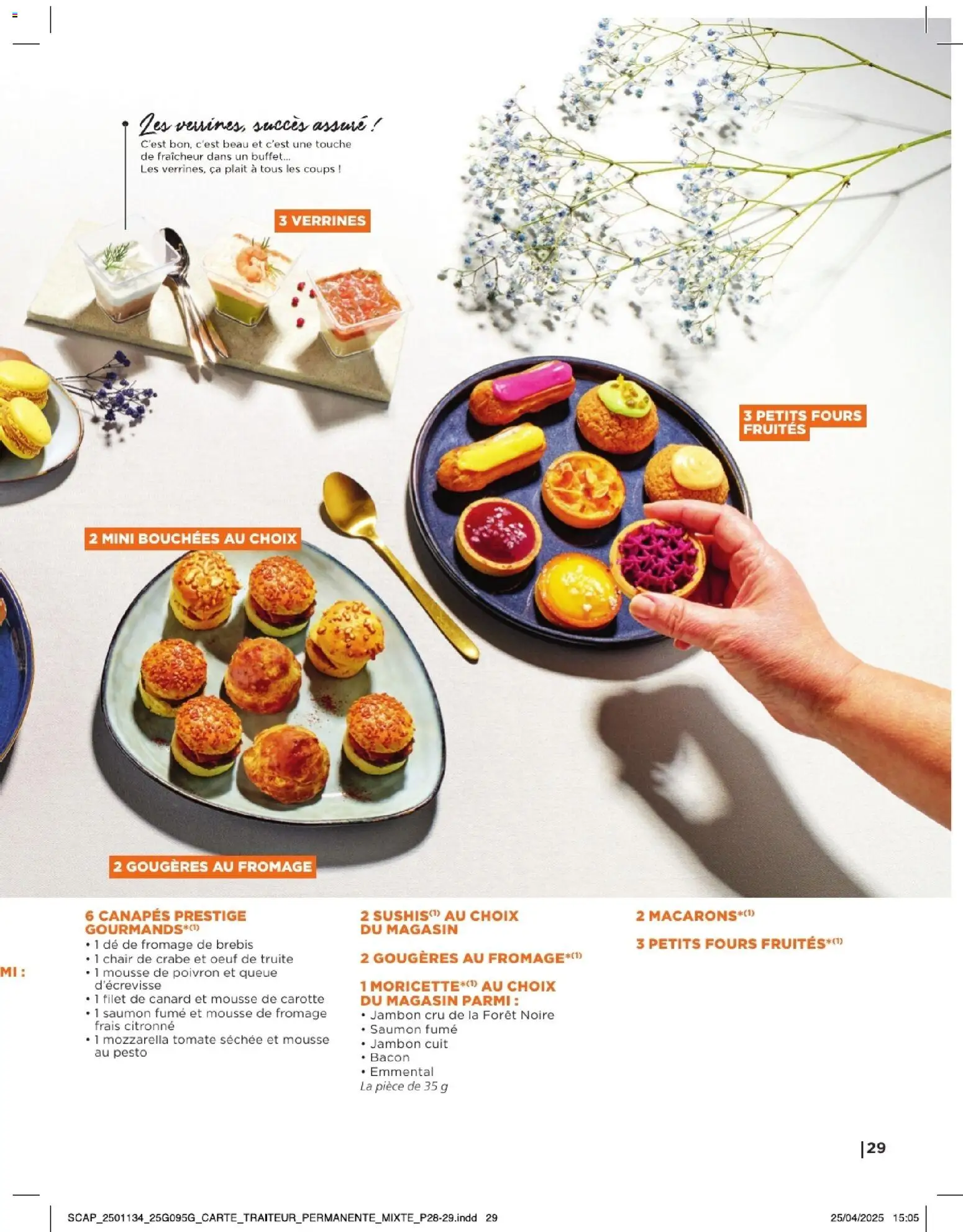 {H1} | Page: 29 | Produits: Mozzarella, Thé, Saumon, Carotte