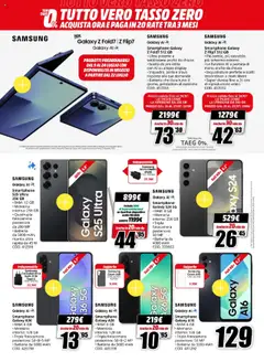 Volantino Media World del 14.07.2025 | Pagina: 2 | Prodotti: Schermo, Samsung Galaxy, Batteria, Samsung