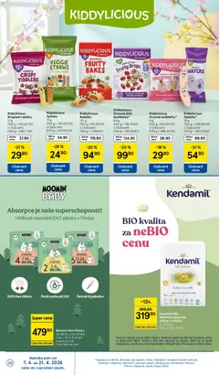Náhled letáku Tesco leták - Hypermarket od 07.04.2026 | Strana: 38 | Produkty: Kiddylicious, Tyčinky, Smoothie, Plenky