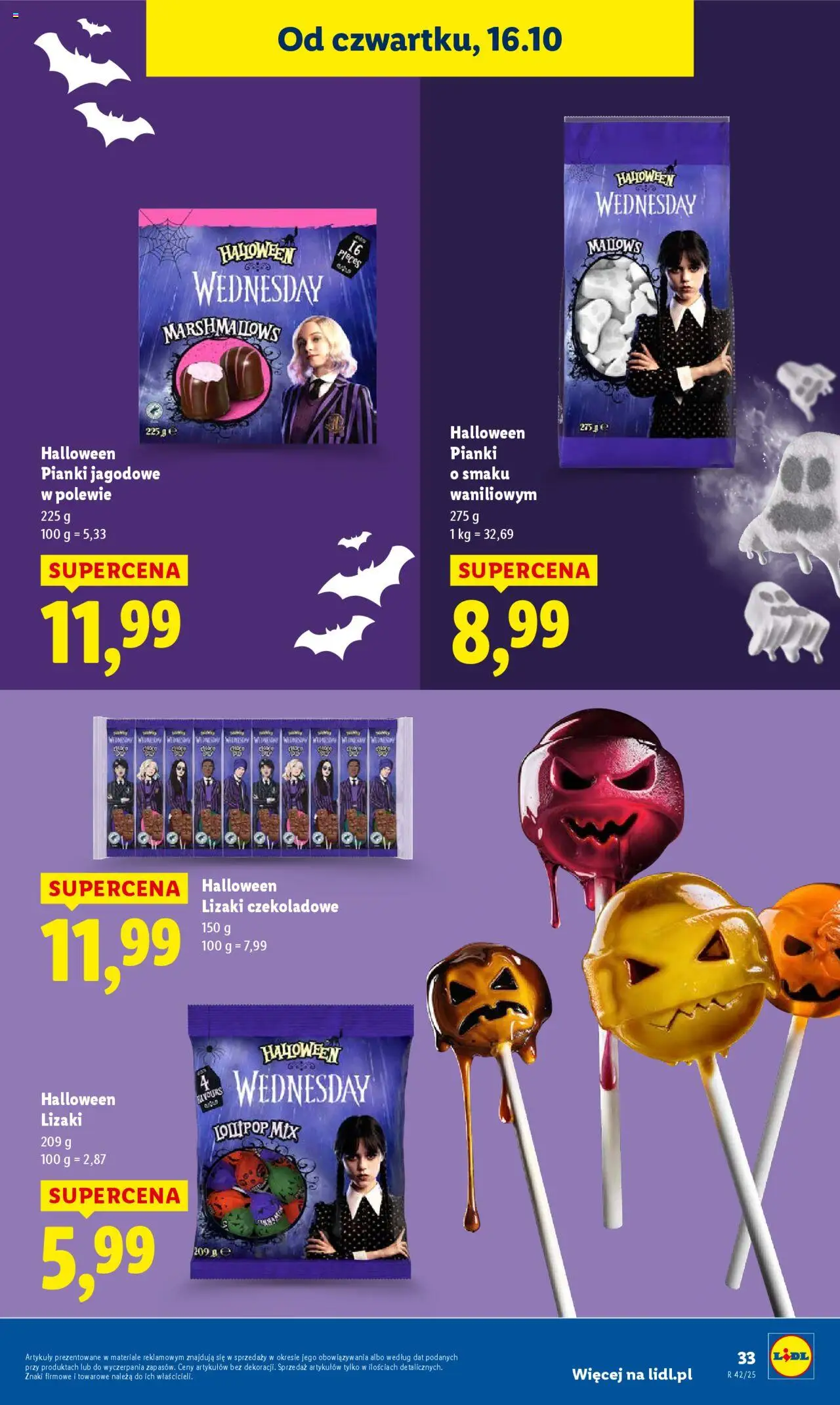 Lidl Gazetka od 16.10.2025 | Strona: 37 | Produkty: Pianki, Lizaki