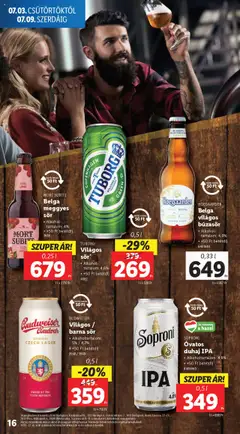 Lidl akciós ujság - amely érvényes a következő dátumtól: 03.07.2025 | Oldal: 16