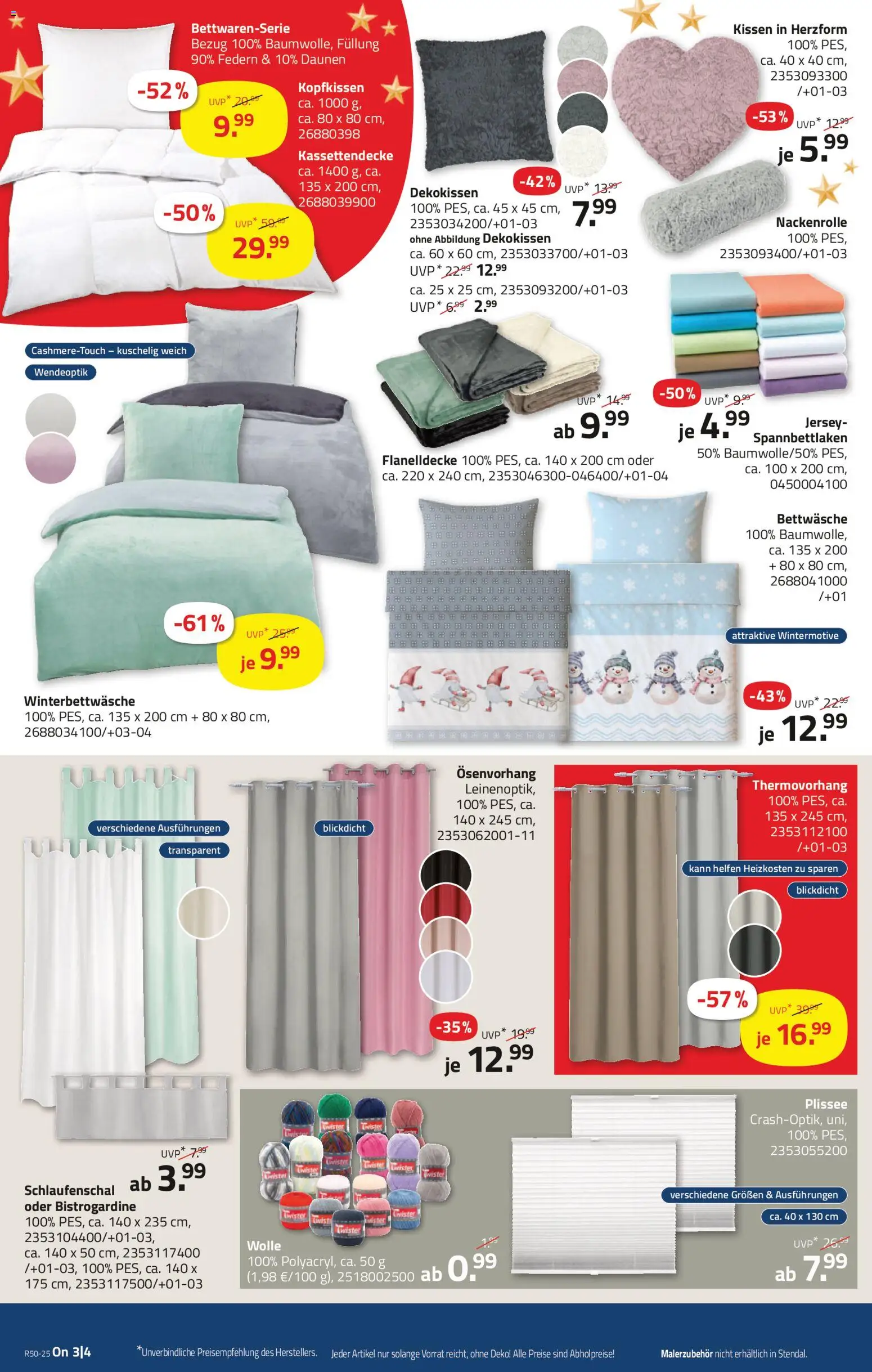 Roller Prospekt 	 – gültig ab 07.12.2025 | Seite: 14 | Produkte: Kissen, Bettwäsche, Kopfkissen