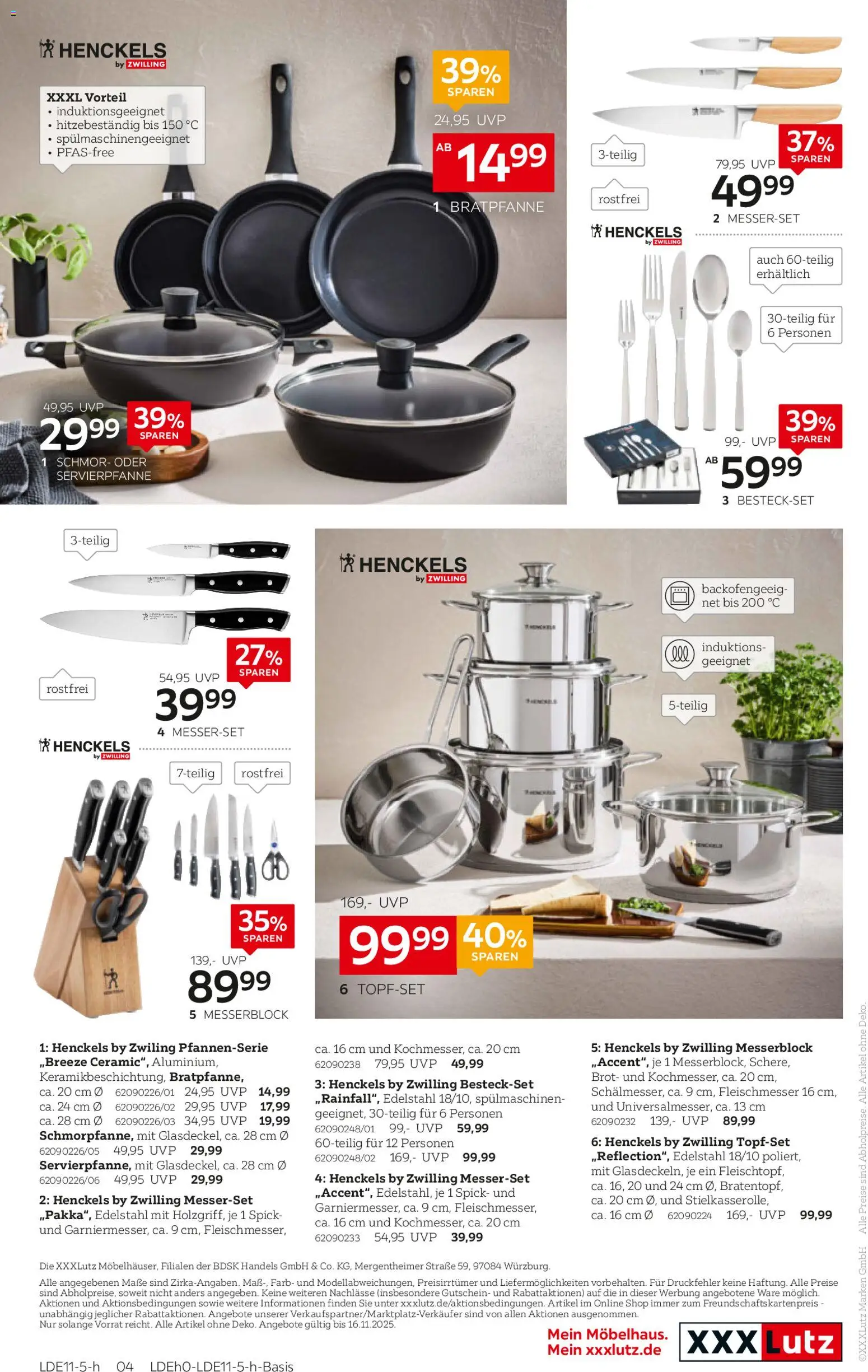 XXXL Lutz Wohnaccessoires – gültig ab 02.11.2025 | Seite: 16 | Produkte: Brot