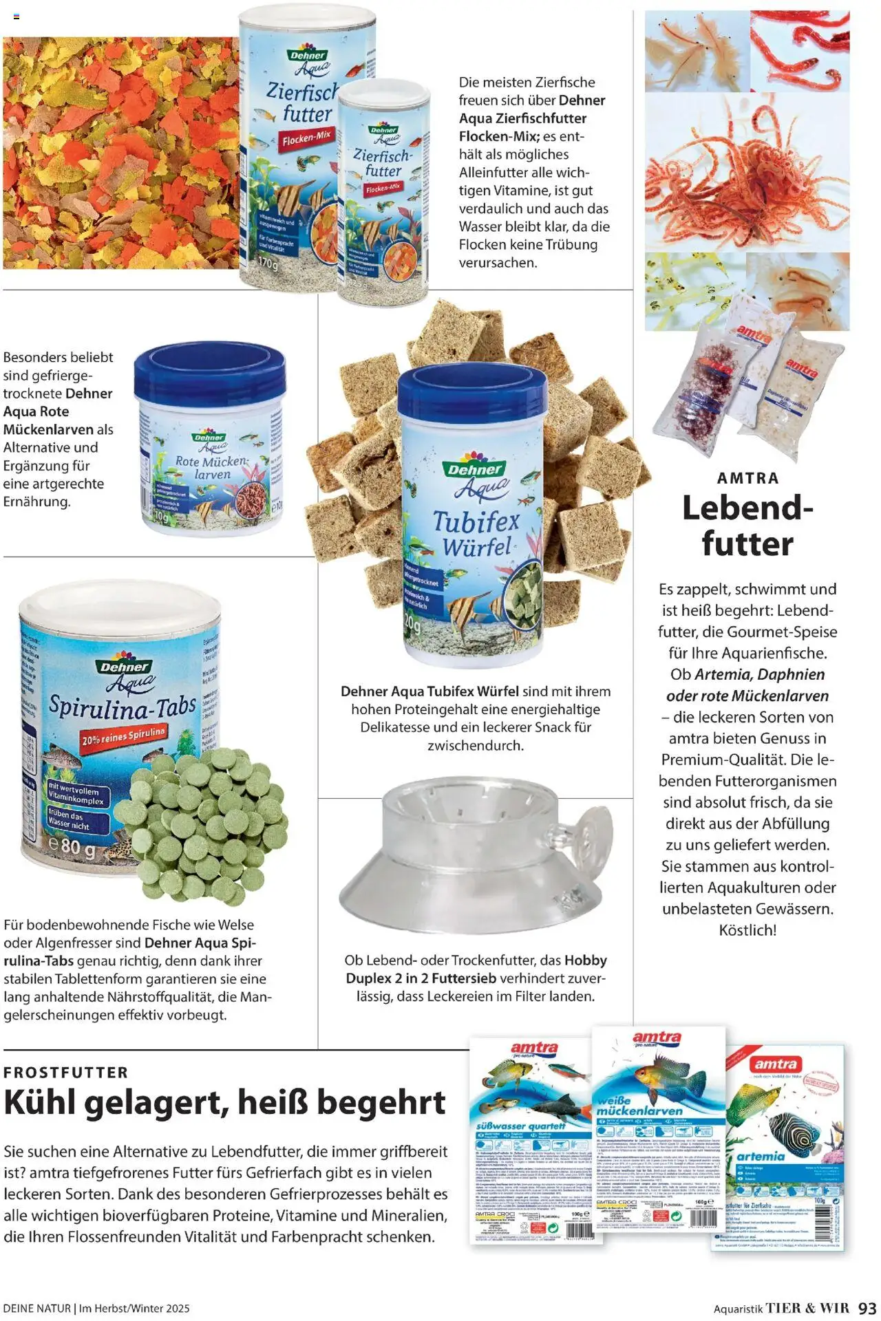 Dehner Prospekt Deine Natur – gültig ab 09.10.2025 | Seite: 93 | Produkte: Wasser, Flocken