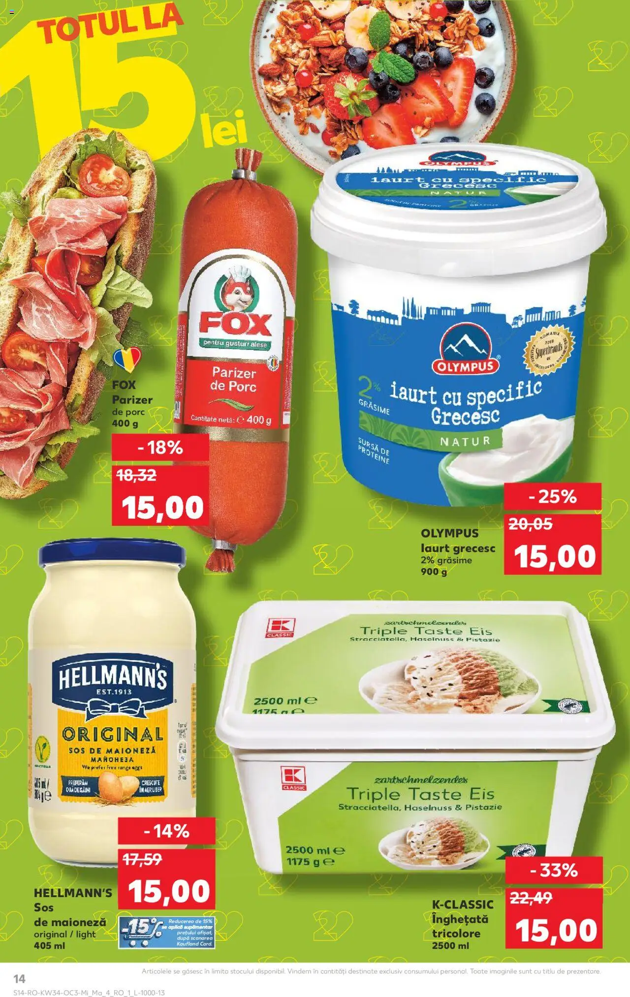 Kaufland RO akciós ujság - amely érvényes a következő dátumtól: 20.08.2025 | Oldal: 14