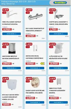 Praktiker Akciós újság - amely érvényes a következő dátumtól: 09.12.2025 | Oldal: 9