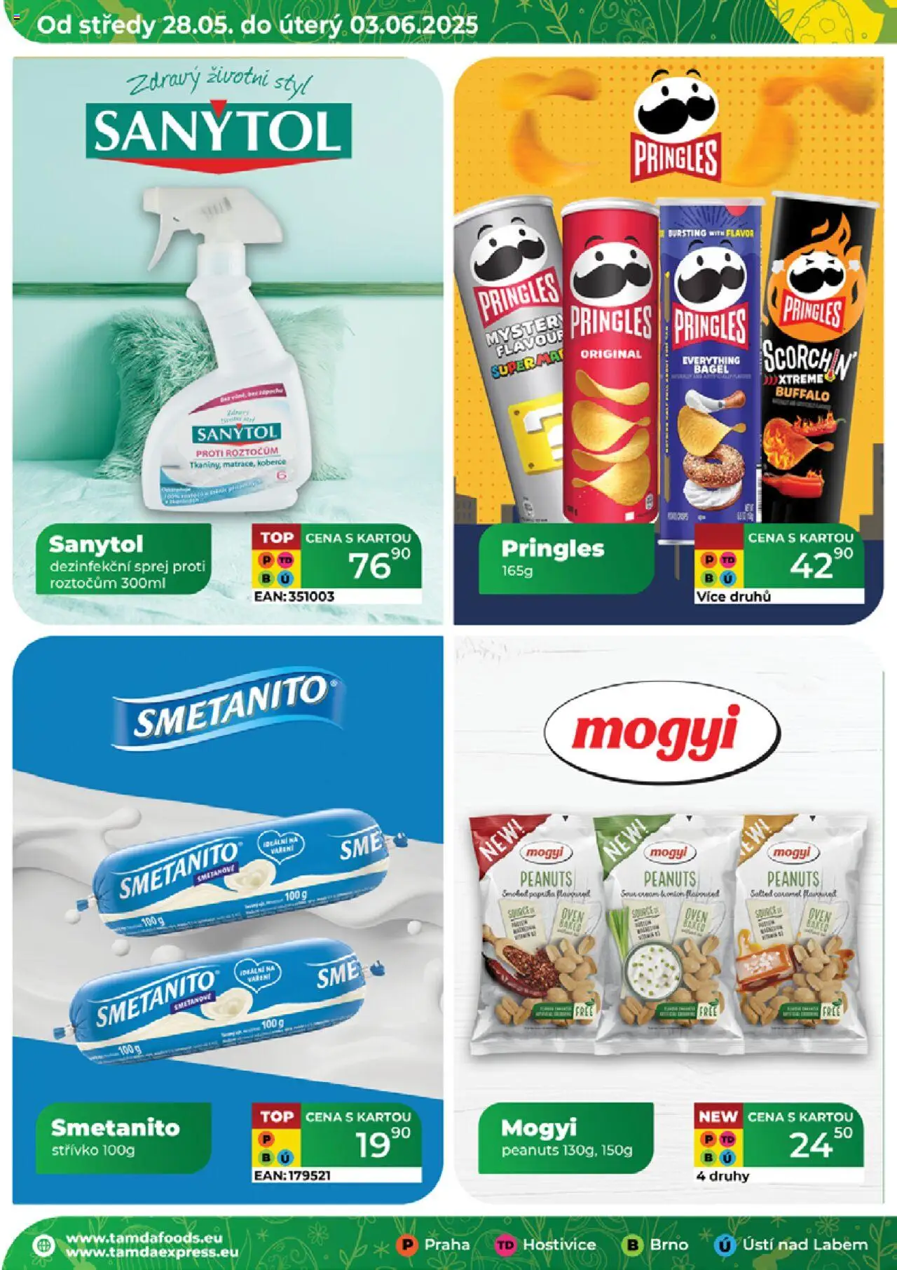 Tamda Foods leták od 28.05.2025 | Strana: 22 | Produkty: Sanytol proti roztočům, Pringles, Koberce, Sanytol