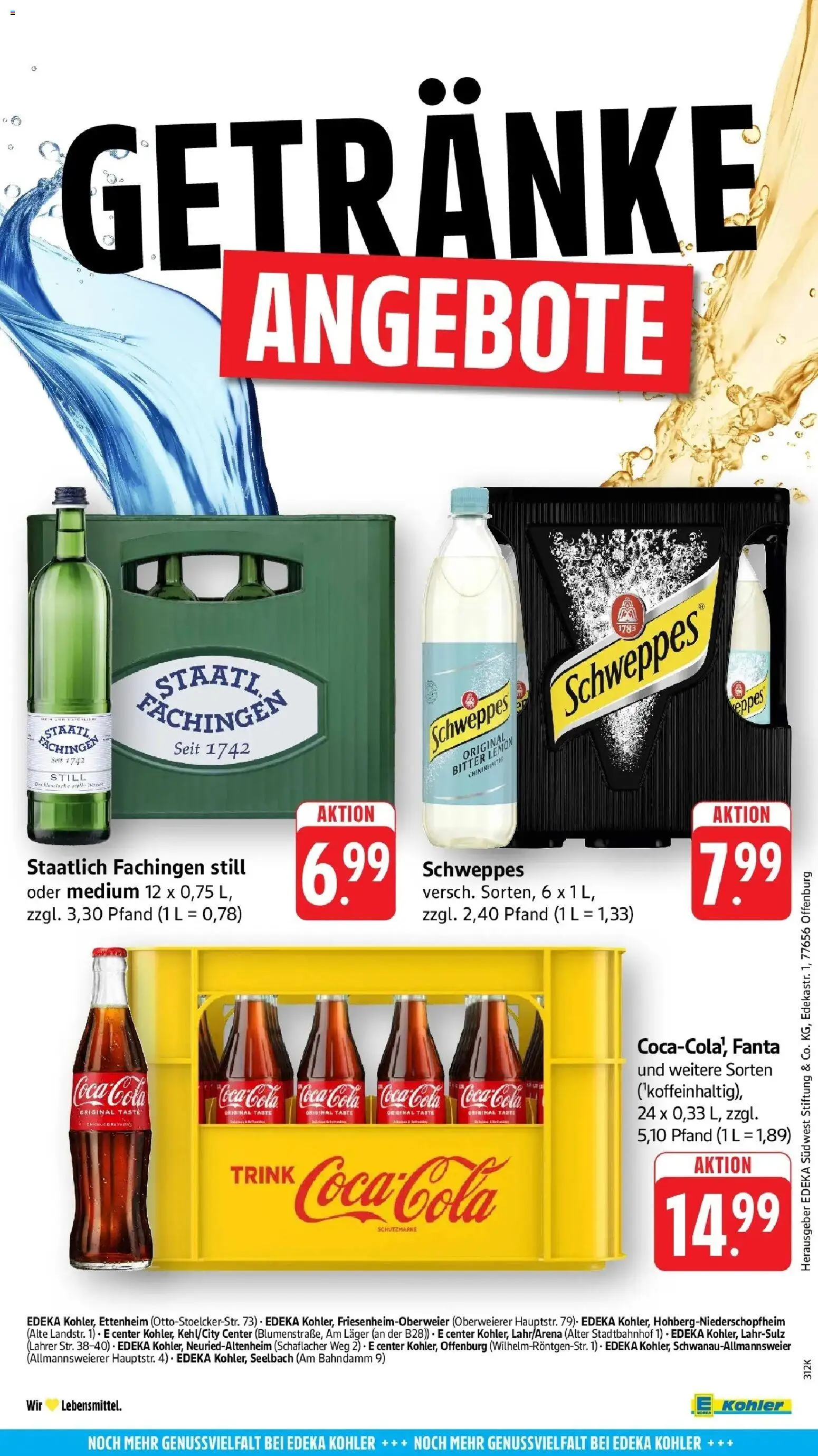Edeka prospekt Ettenheim	 – gültig ab 09.03.2026 | Seite: 56 | Produkte: Coca cola, Fanta, Cola, Schweppes