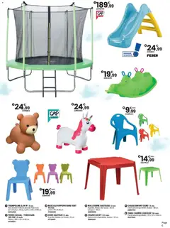 Offres - Prévisualisation de Offres - LE PLEIN AIR VERSION EXTRA valide à partir de 07.04.2026 | Page: 6 | Produits: Trampoline, Toboggan, Table, Chaise