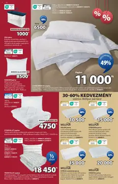 JYSK akciós ujság - amely érvényes a következő dátumtól: 06.08.2025 | Oldal: 12 | Termékek: Táska, Paplan, Párna, Pehely