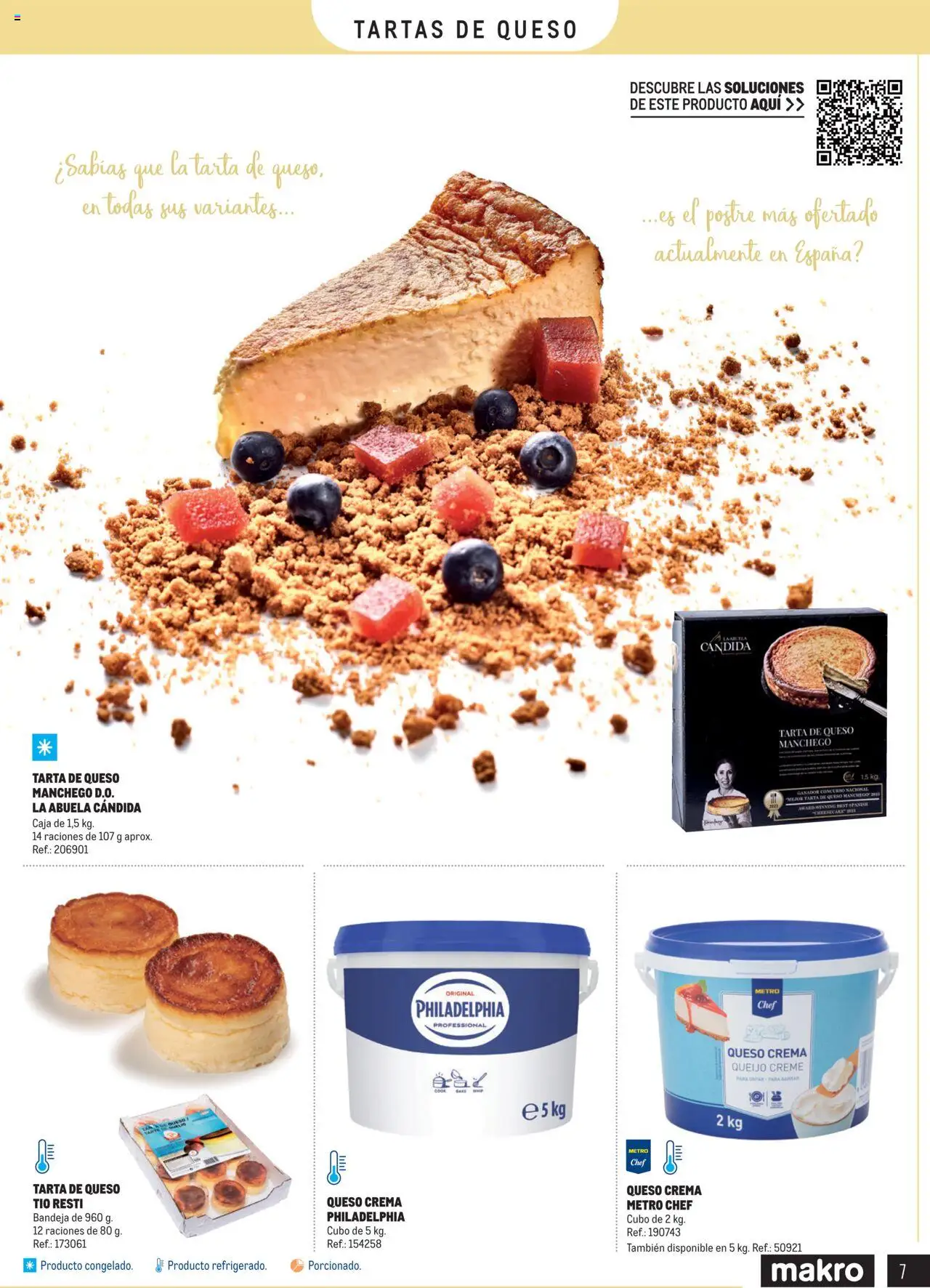 Makro - Especial Postres │ válido desde el 04.03.2025 | Página: 7 | Productos: Queso, Crema, Bandeja, Caja