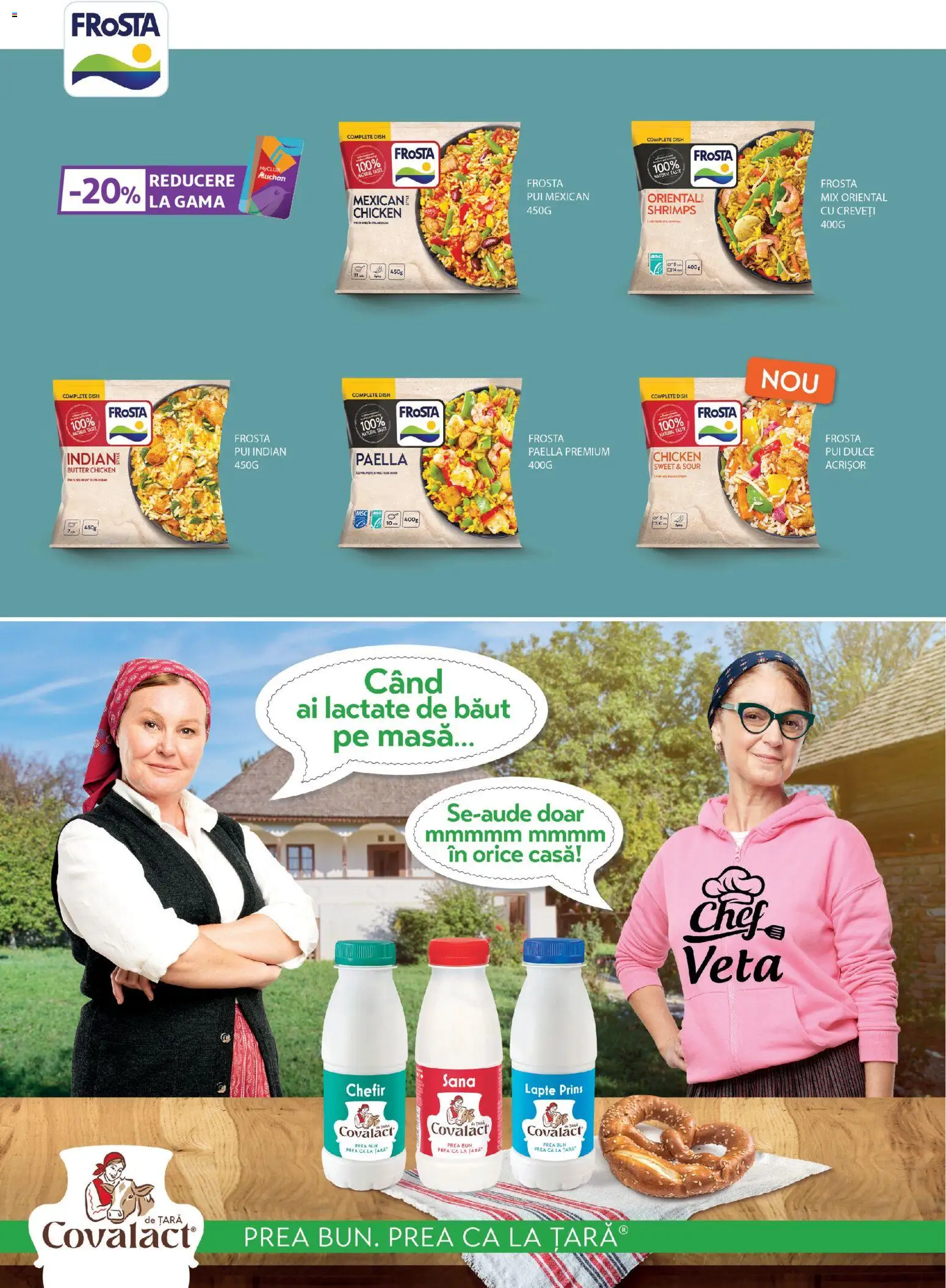 Noul catalog Auchan – valabil de la 05.11.2025 | Pagină: 27 | Produse: Masă, Hacıyatmaz Kedi Oyuncağı, Lapte