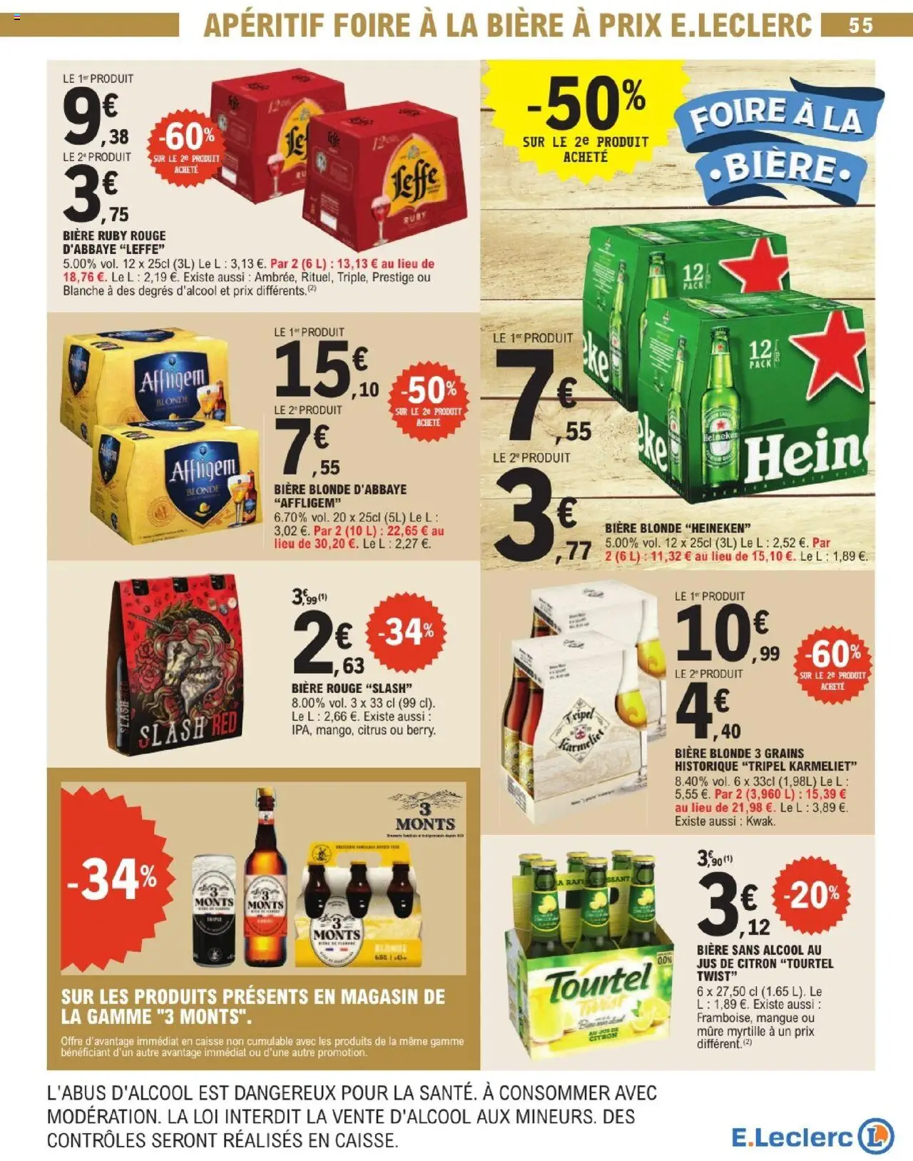  | Page: 55 | Produits: Alcool, Citron, Jus, Bière