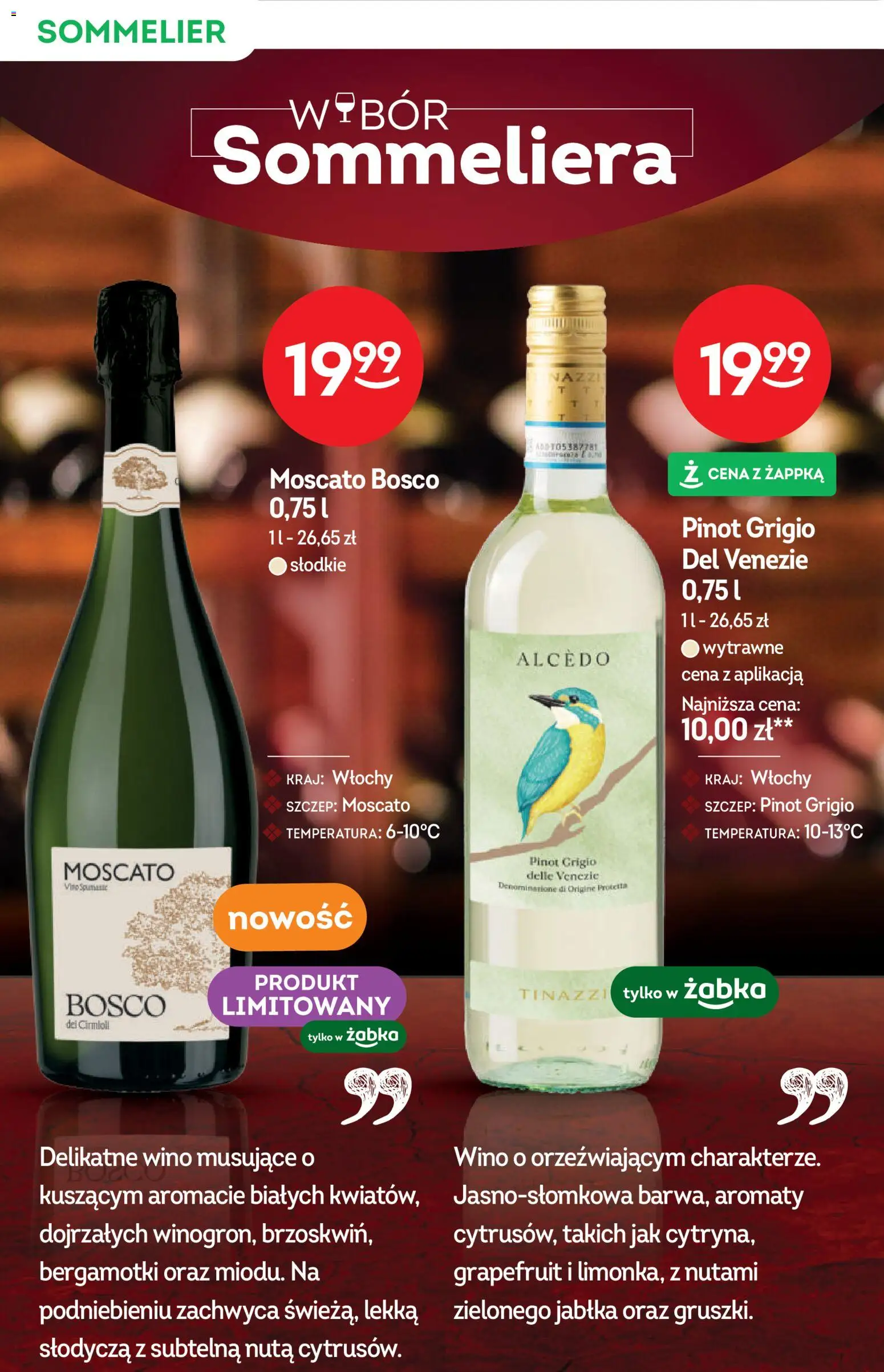 Żabka gazetka - Katalog win od 29.04.2026 | Strona: 8 | Produkty: Wino, Jabłka