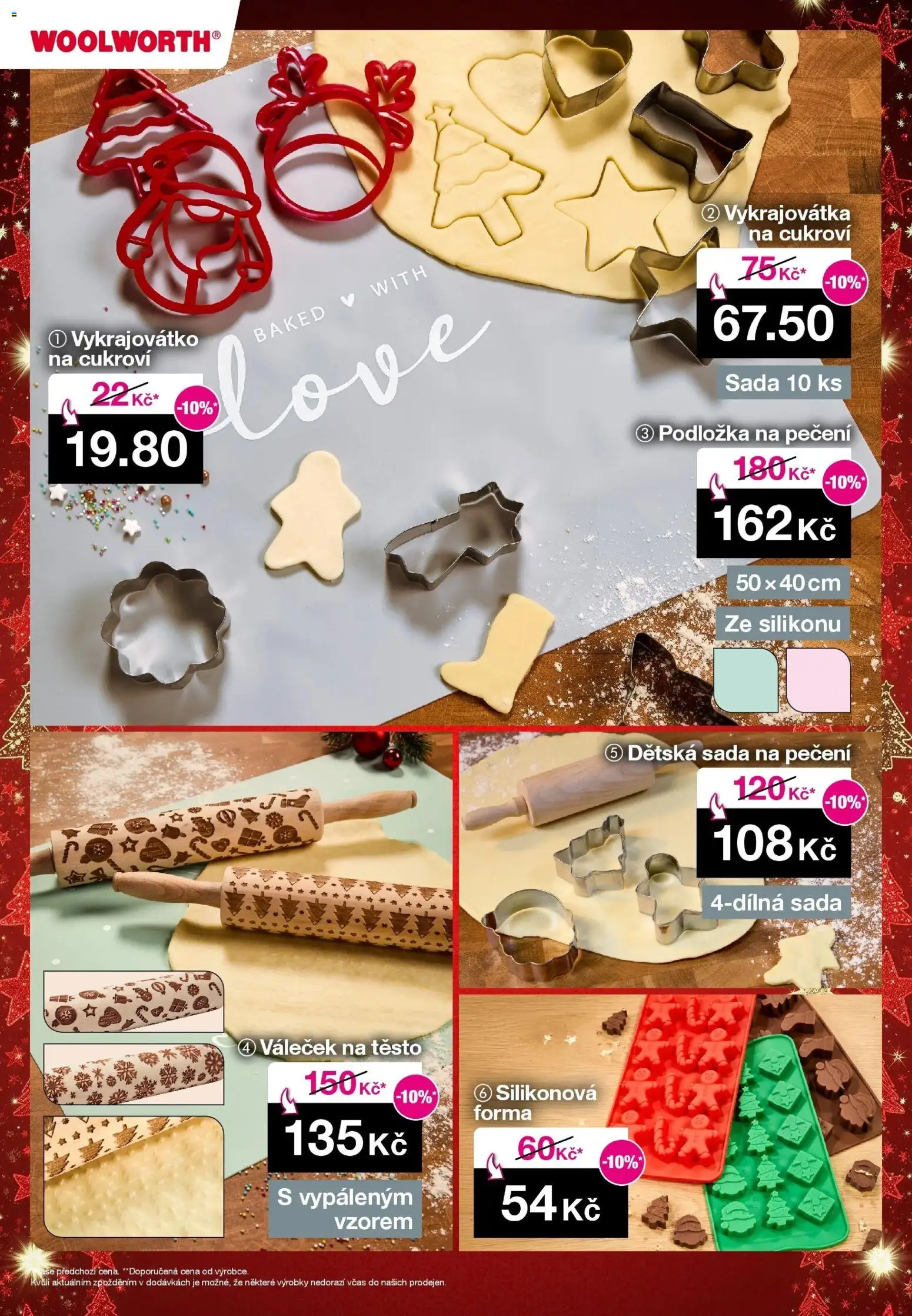 Woolworth leták od 14.11.2025 | Strana: 22 | Produkty: Váleček na těsto, Kaše, Cukroví, Těsto