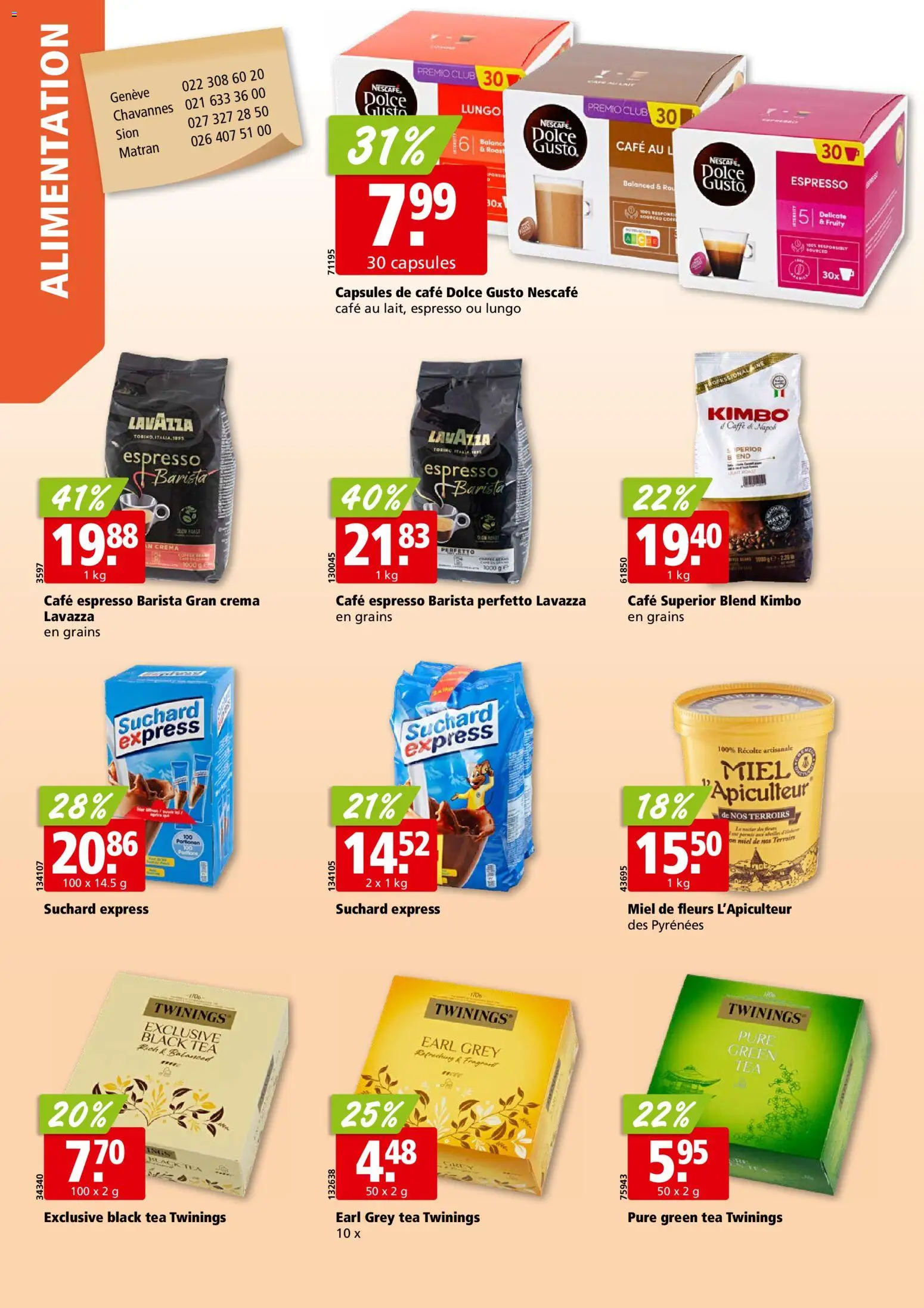 Aligro Aktionen Chavannes, Matran, Genève, Sion – gültig ab 10.11.2025 | Seite: 18