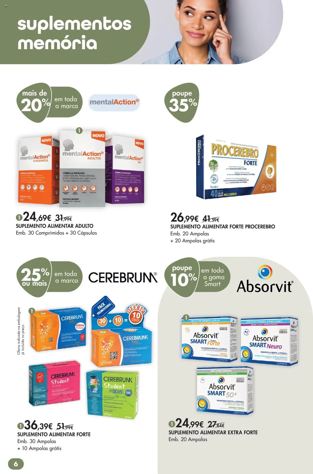 Pingo Doce - Bem Estar Outono Lojas │ válido de 14.10.2025 | Página: 6 | Produtos: Ferro, Vitamina c, Blusa