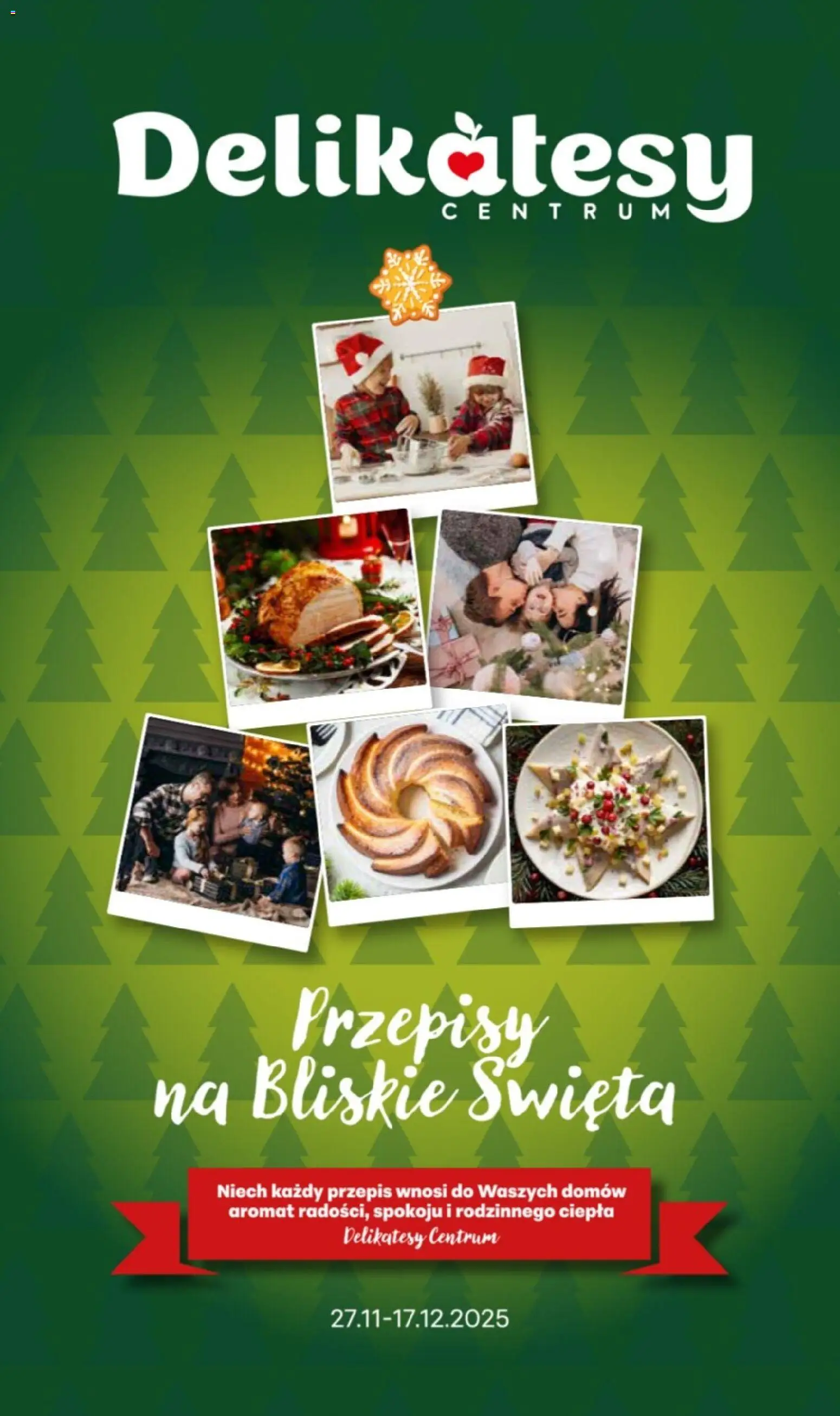 Delikatesy Centrum Gazetka - Przepisy na Bliskie Święta od 27.11.2025 | Strona: 1 | Produkty: Delikatesy