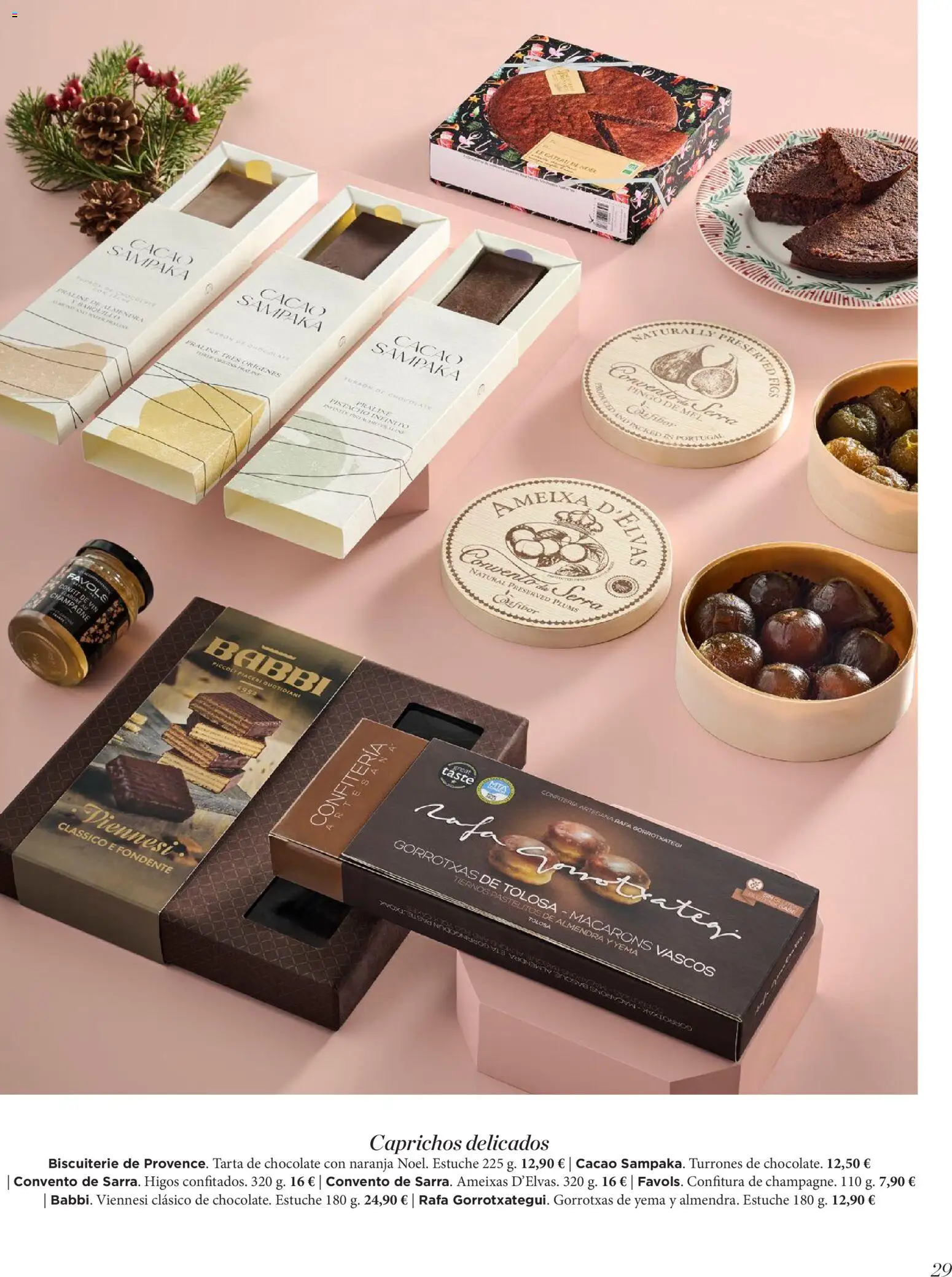 El Corte Inglés ofertas │ válido desde el 19.11.2025 | Página: 29 | Productos: Chocolate, Σαντιγύ, Φρυγανιές σικάλεως