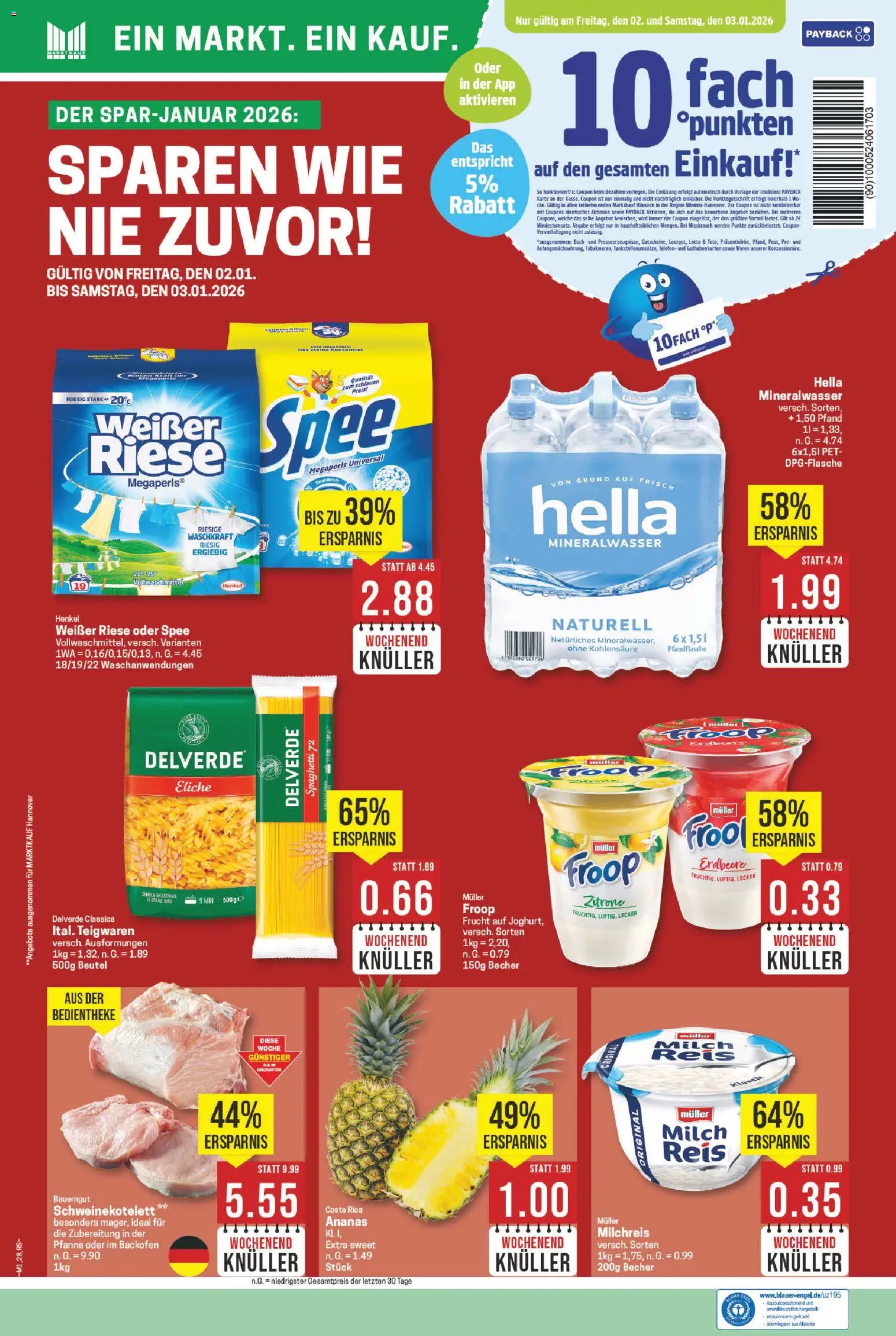 Marktkauf Prospekt 	 – gültig ab 29.12.2025 | Seite: 28 | Produkte: Froop, Ananas, Reis, Telefon