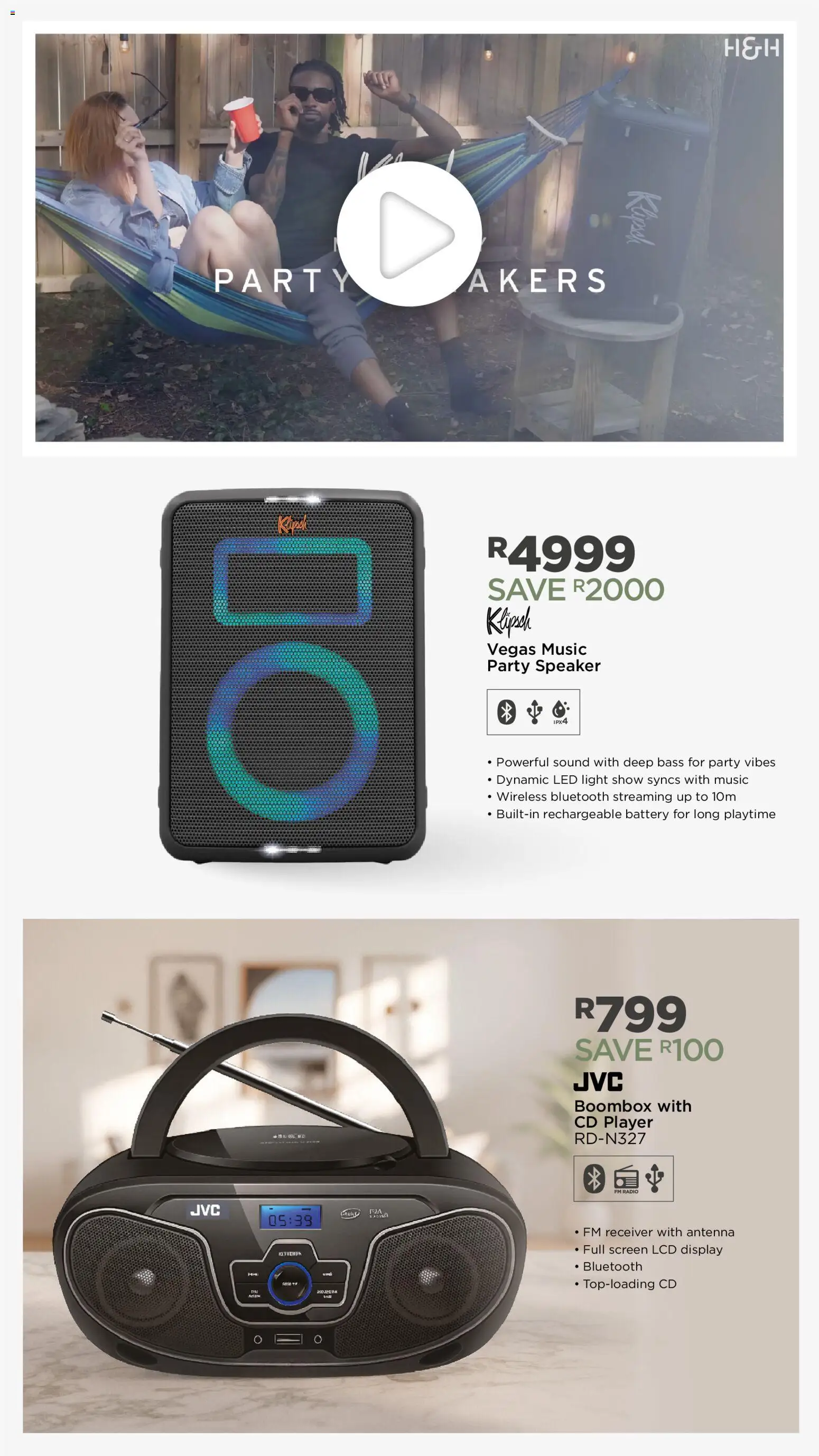 New House and Home catalogue – valid from 05.01.2026 | Page: 29 | Products: Radio, Player, Cd player, Battery