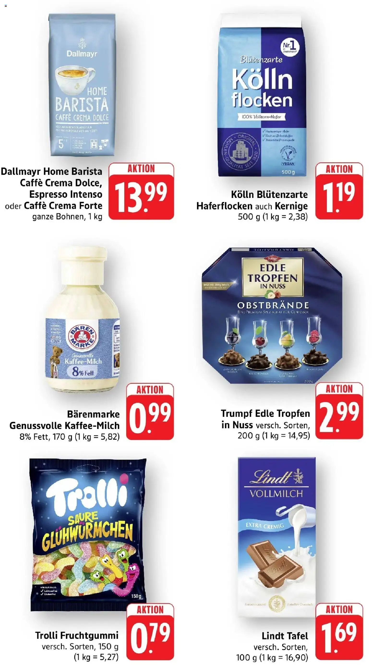 Edeka prospekt Neuhofen	 – gültig ab 05.04.2026 | Seite: 6 | Produkte: Kolln, Dallmayr, Lindt, Flocken