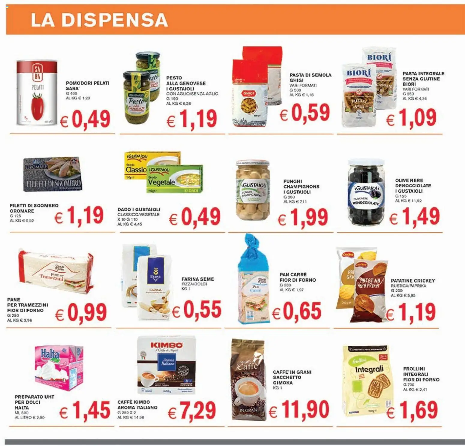 Volantino Coal del 12.03.2026 | Pagina: 8 | Prodotti: Olive, Farina, Pomodori, Sgombro