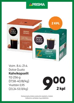 Prisma-mainoslehti voimassa 08.04.2026 alkaen