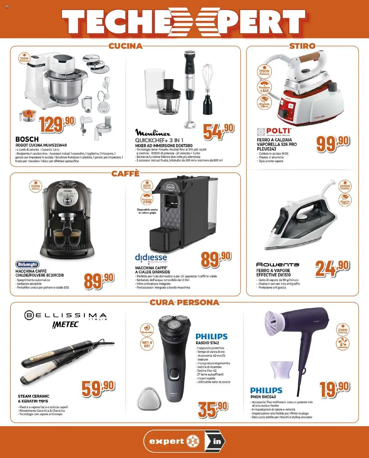 Volantino Ipercoop del 11.09.2025 | Pagina: 7 | Prodotti: Frullatore, Tritatutto, Cappuccio, Robot