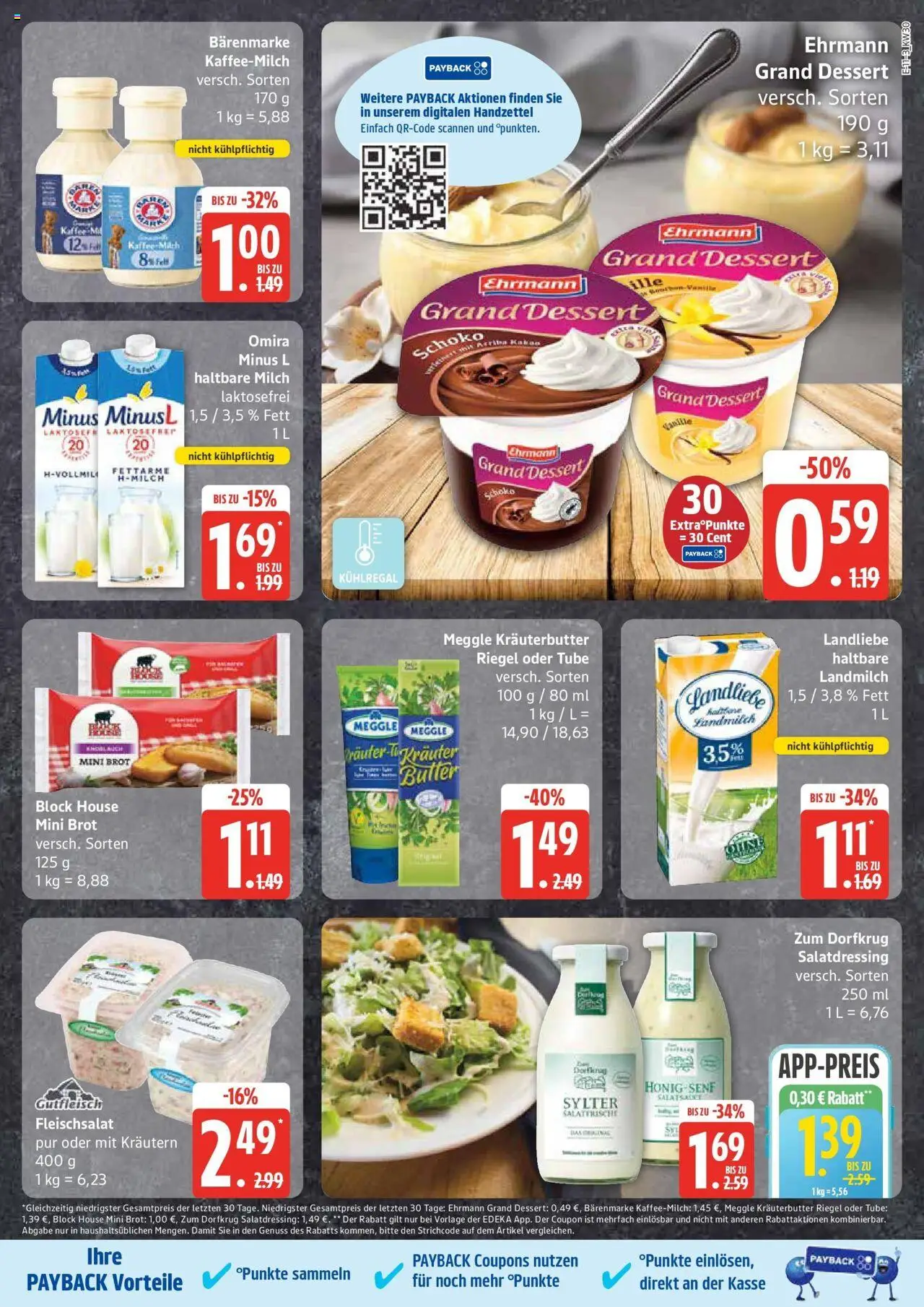Edeka prospekt Bad Schwartau	 - gültig ab dem 20.07.2025 | Seite: 11 | Produkte: Butter, Ehrmann grand dessert, Dressing, Kräuterbutter