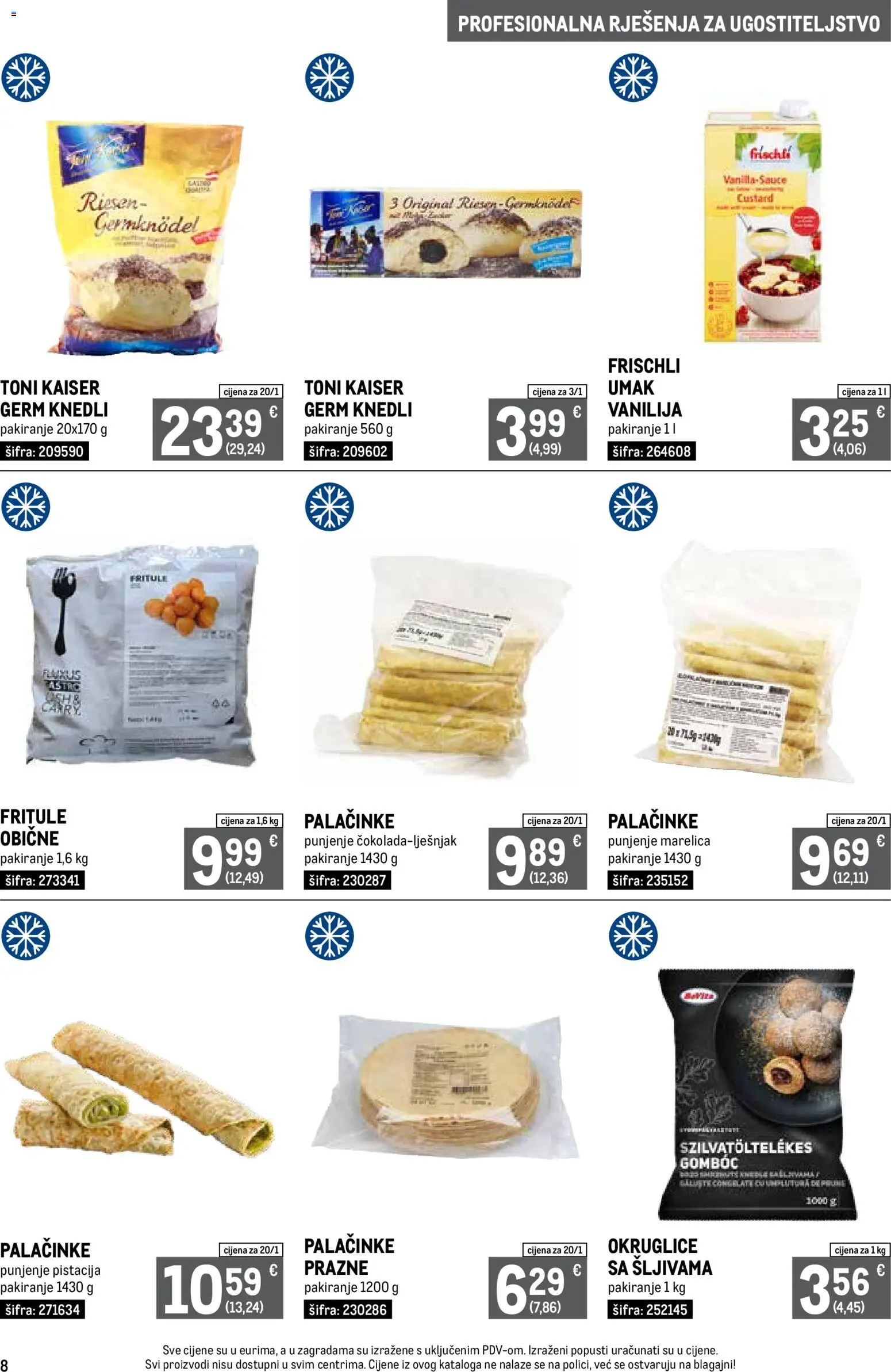 Metro katalog | vrijedi od 03.11.2025 | Stranica: 8 | Proizvodi: Okruglice, Umak