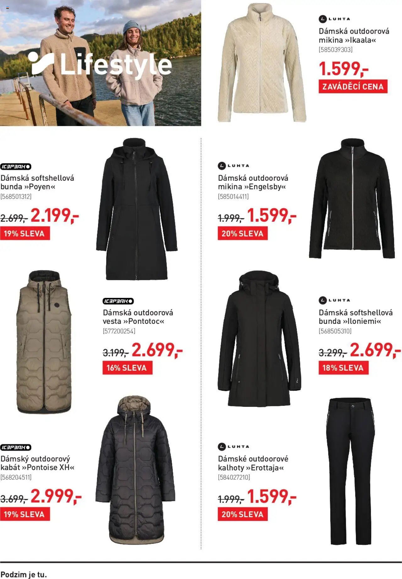 Intersport leták od 08.10.2025 | Strana: 6 | Produkty: Mikina, Vesta, Bunda, Kabát