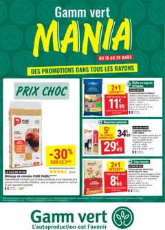 Gamm vert - Prévisualisation de Gamm vert - Gamm vert MANIA valide à partir de 18.03.2026