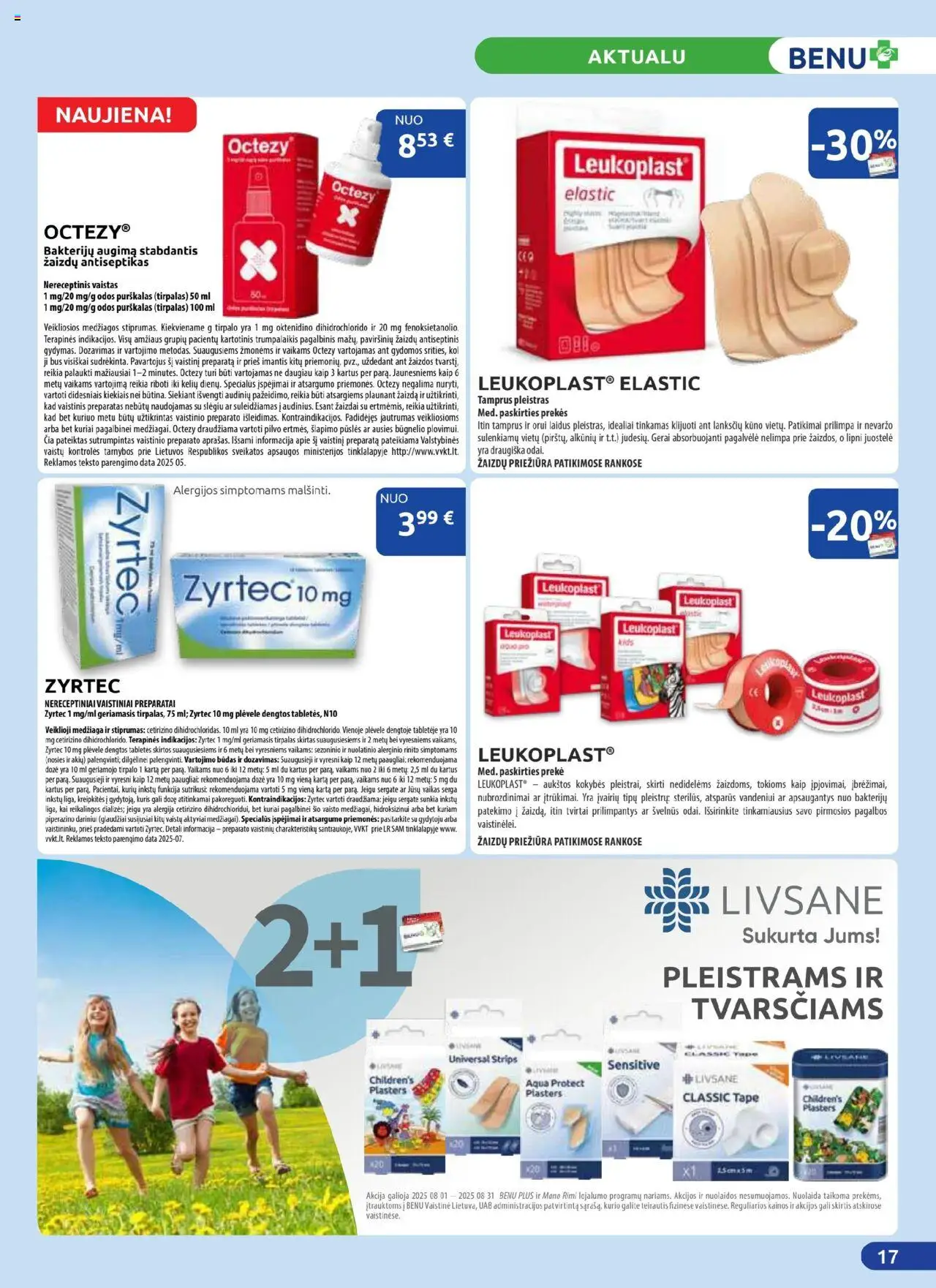 BENU - Leidinys│galioja nuo 01.08.2025 | Puslapis: 17 | Prekių: Pagalvėlė
