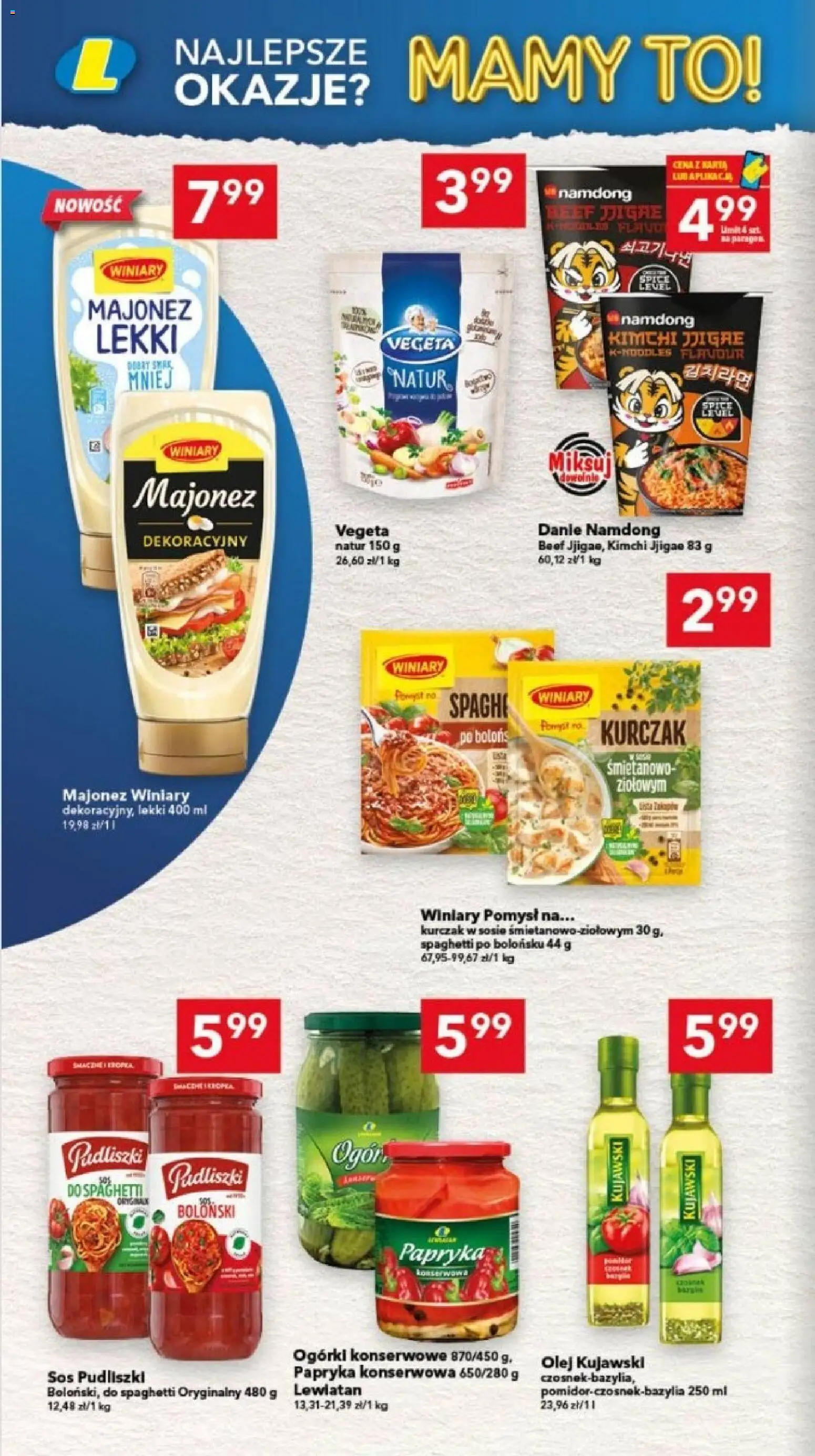 Lewiatan gazetka - Bydgoszcz od 23.04.2026 | Strona: 10 | Produkty: Papryka, Olej, Ogórki, Sos