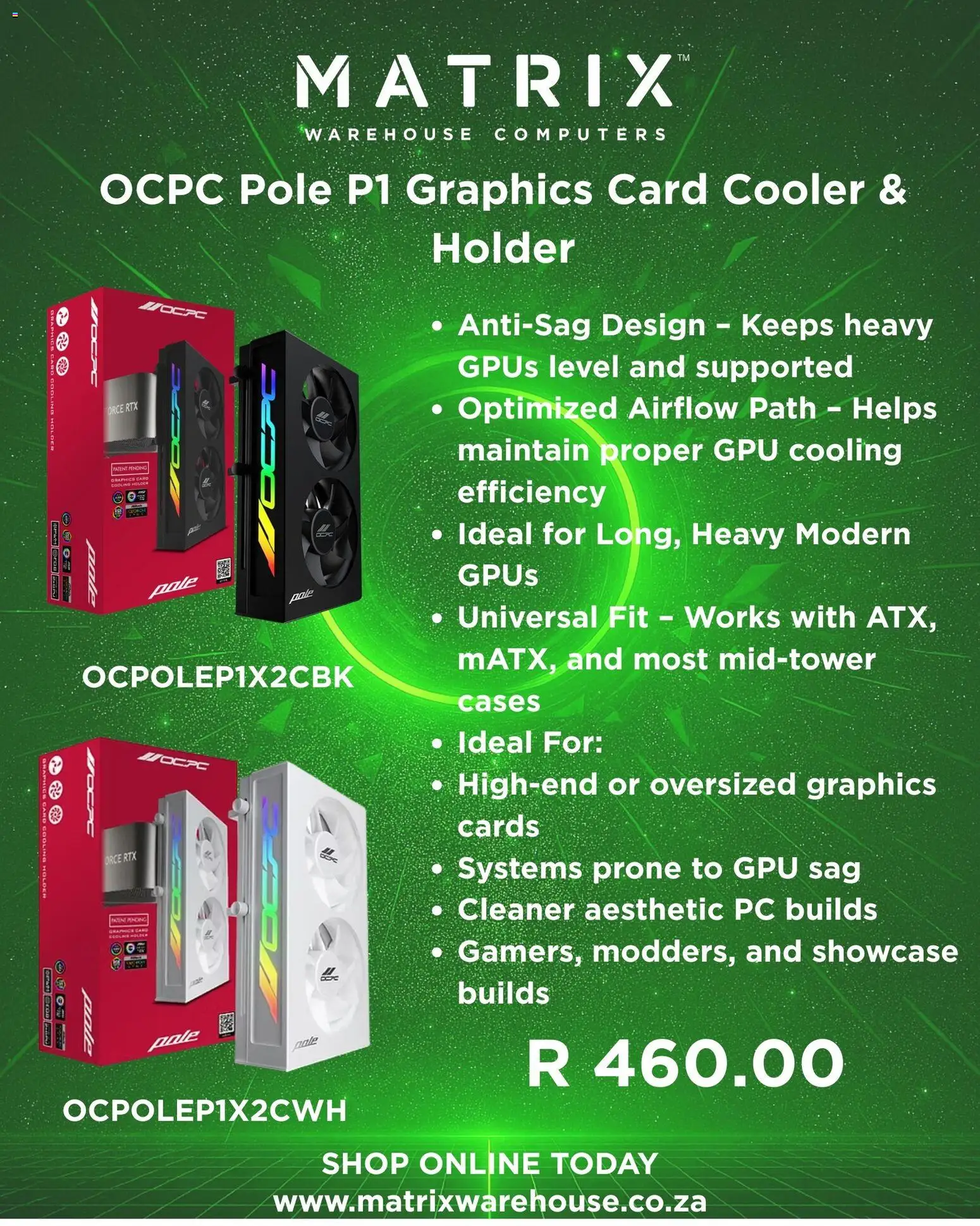 New Matrix Warehouse catalogue – valid from 24.11.2025 | Page: 2 | Products: PC, Cooler