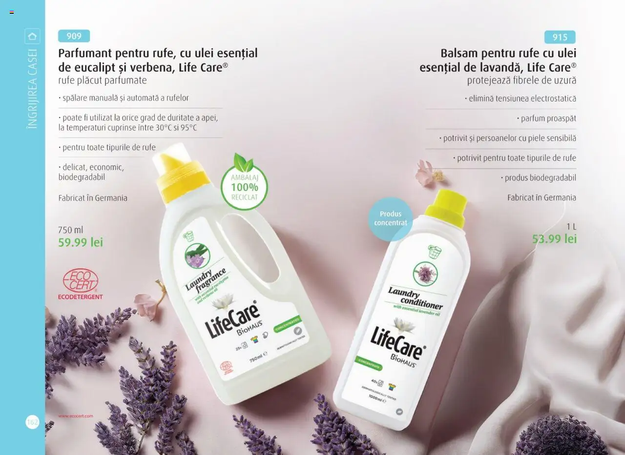 Life Care catalog - Aprilie/Octombrie – valabil de la 01.04.2025 | Pagină: 164 | Produse: Parfum, Balsam, Ulei, Yorgan