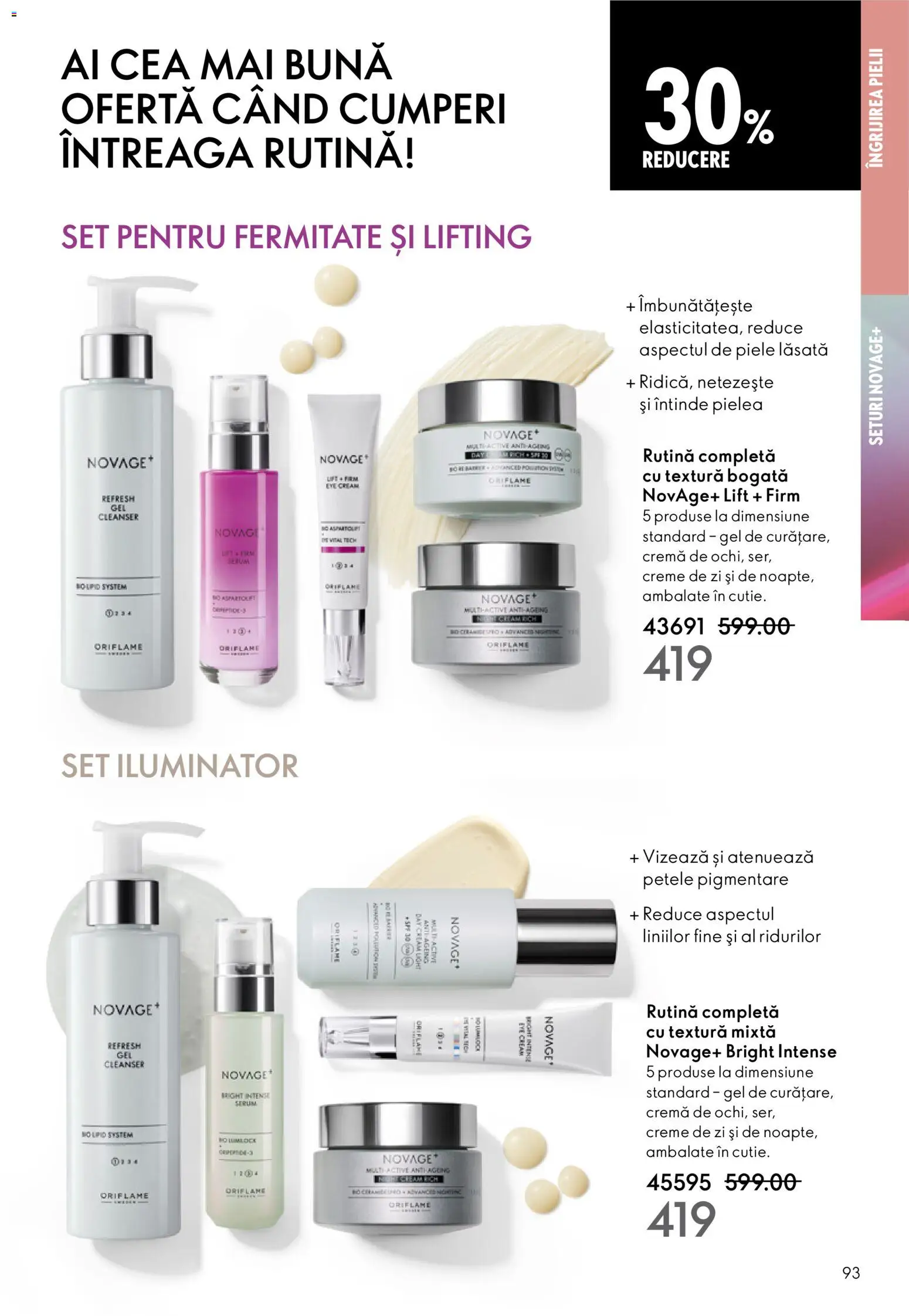 Noul catalog Oriflame – valabil de la 23.12.2025 | Pagină: 93 | Produse: Serum, Iluminator, Cremă