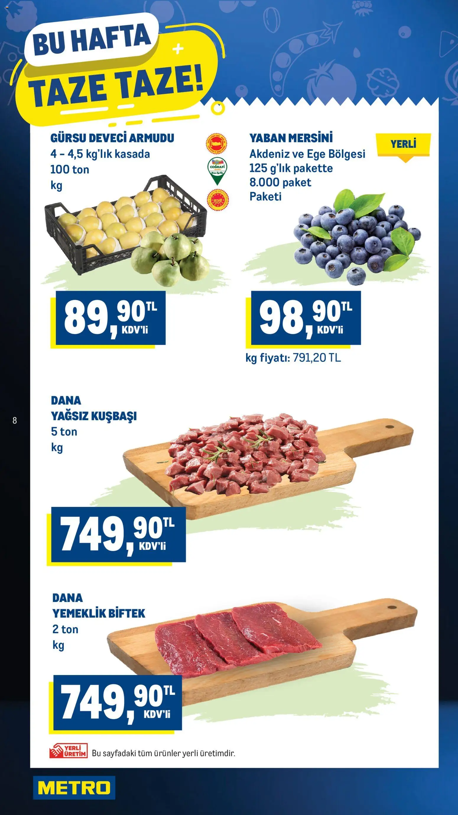 Metro Katalog - 23.10.2025 tarihinden itibaren geçerlidir | Sayfa: 8 | Ürünler: Yaban mersini