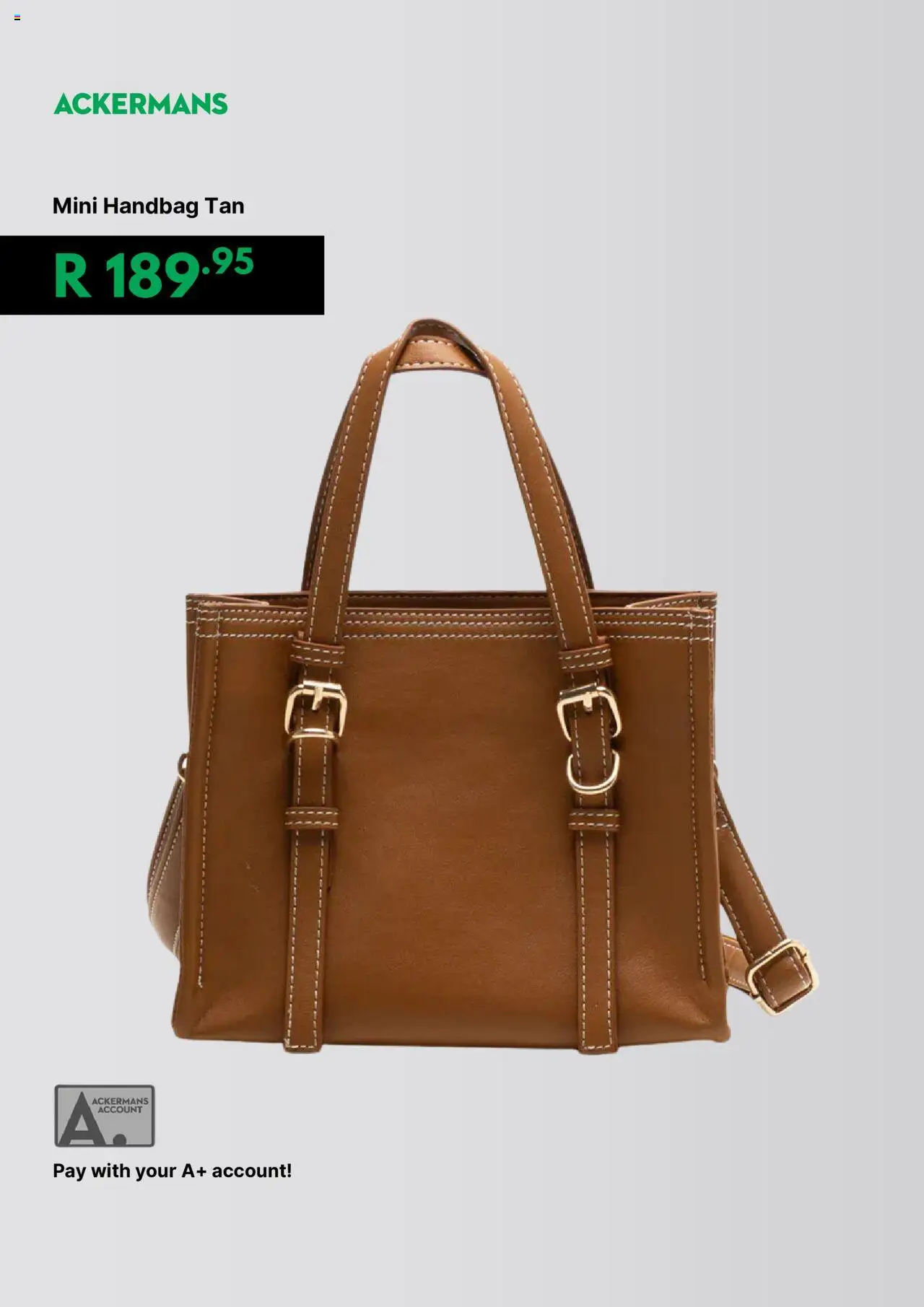 New Ackermans catalogue – valid from 20.09.2025 | Page: 8 | Products: Handbag