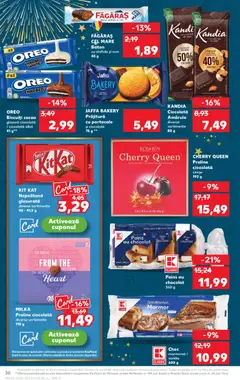 Kaufland RO Akciós újság - amely érvényes a következő dátumtól: 24.12.2025 | Oldal: 30 | Termékek: Praliné