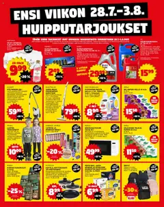 Katso Tokmanni - Ensi viikon huipputarjoukset voimassa alkaen 28.07.2025
