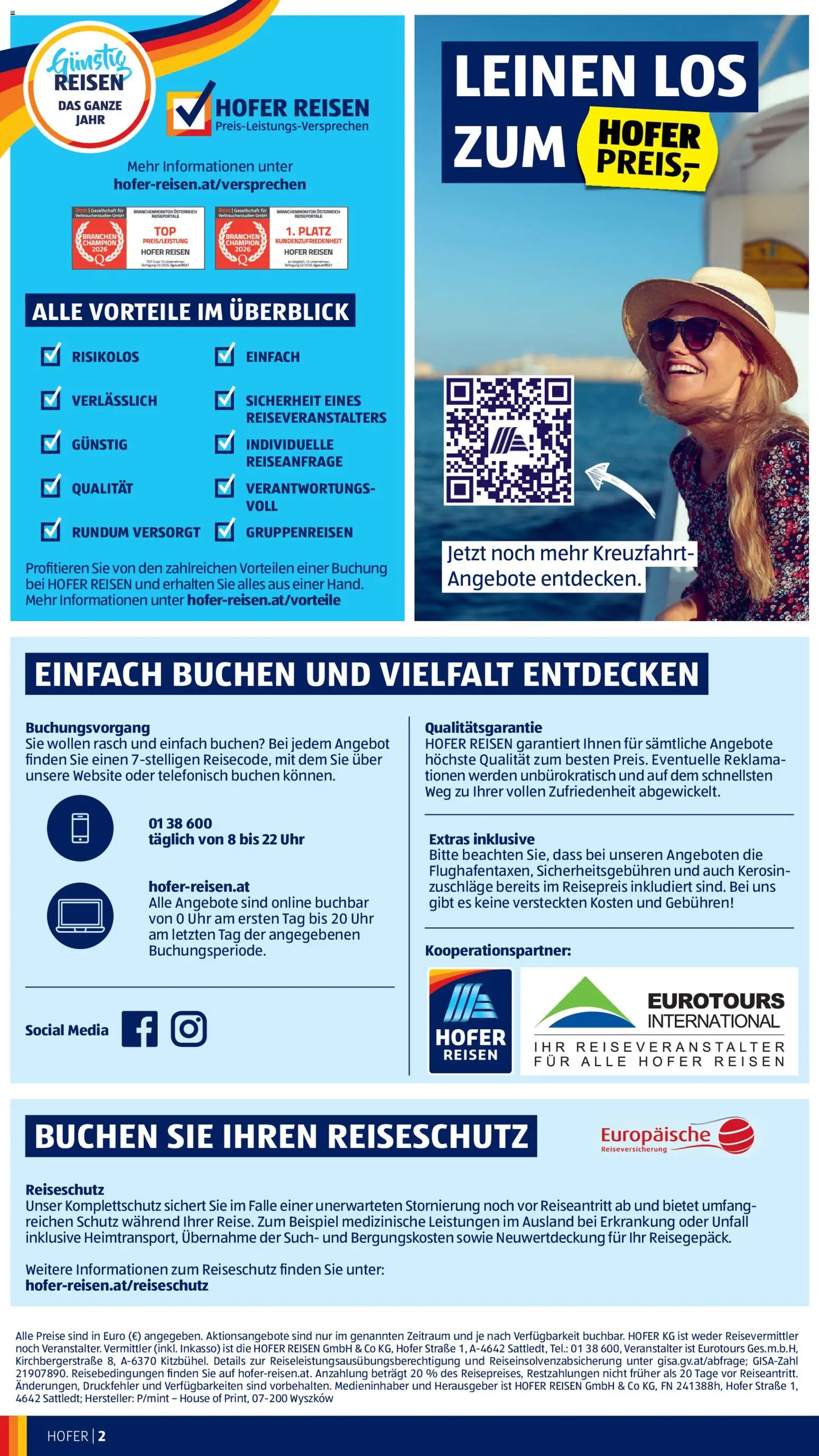 Hofer - Hofer Reisen Katalog gültig ab 29.04.2026 | Seite: 2 | Produkte: Uhr