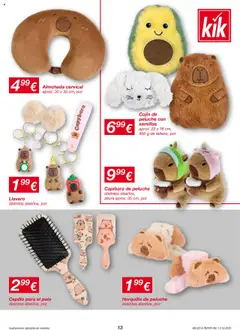 Vista previa KIK folleto válido desde el 20.10.2025 | Página: 13 | Productos: Horquilla, Cepillo, Almohada, Cojín
