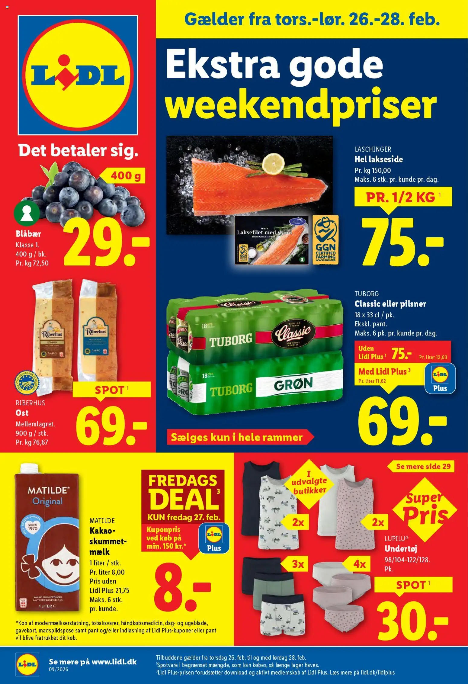 Lidl tilbudsavis – gyldig fra 22.02.2026 | Side: 41 | Produkter: Rammer, Blåbær, Kakao, Undertøj